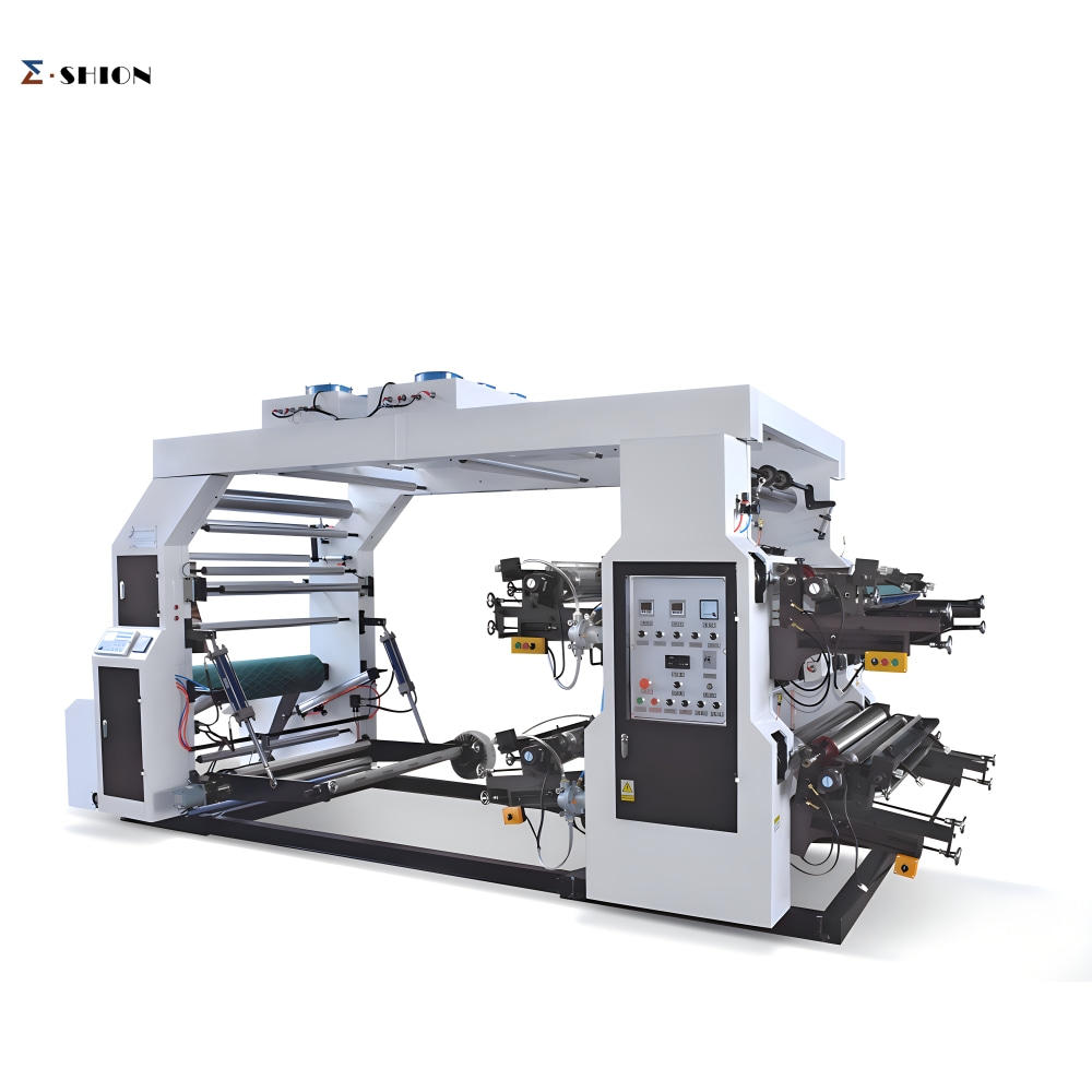 4 Colours Medium Speed Stack Type Flexo Printing Machine