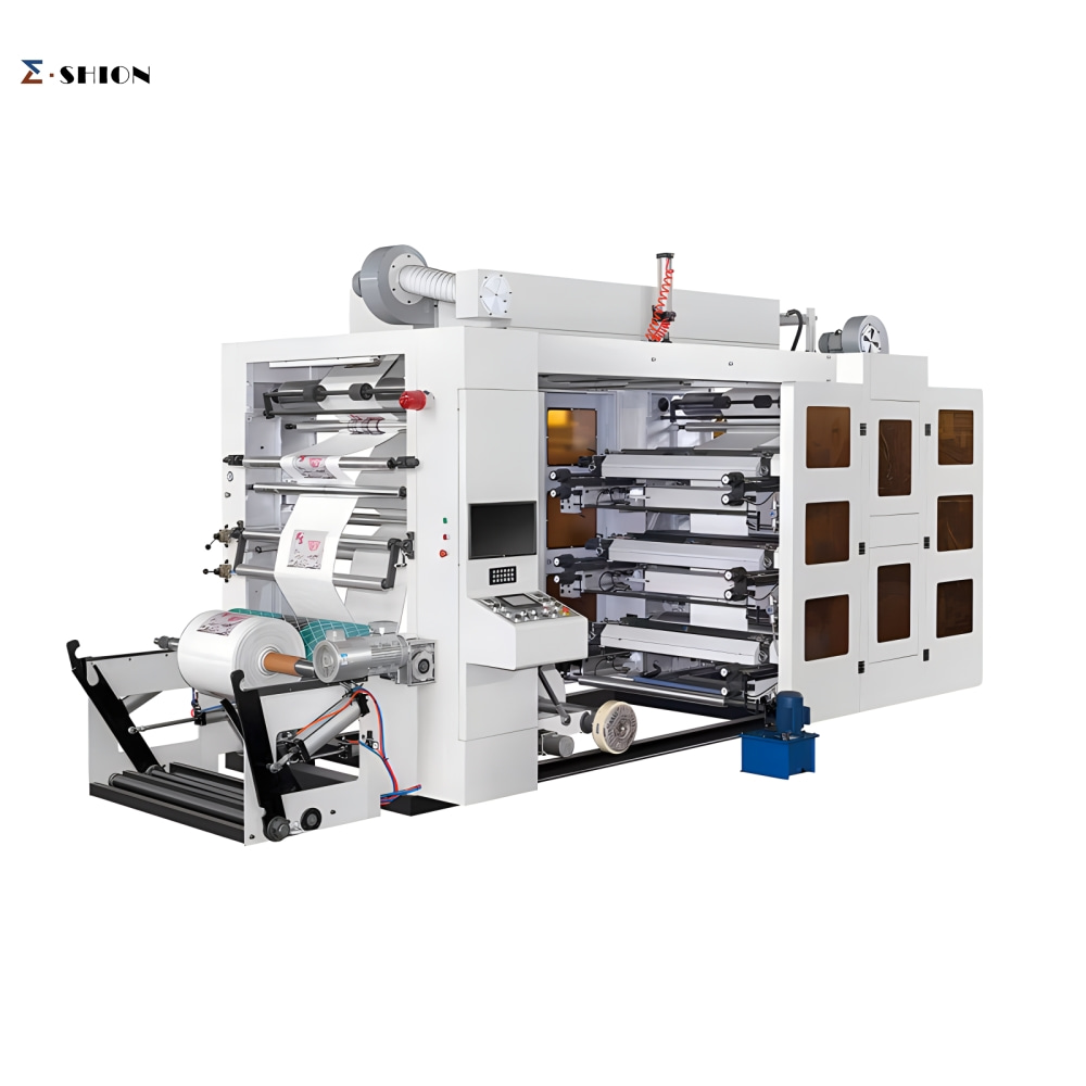 6 Colours High Speed Stack Type Flexo Printing Machine