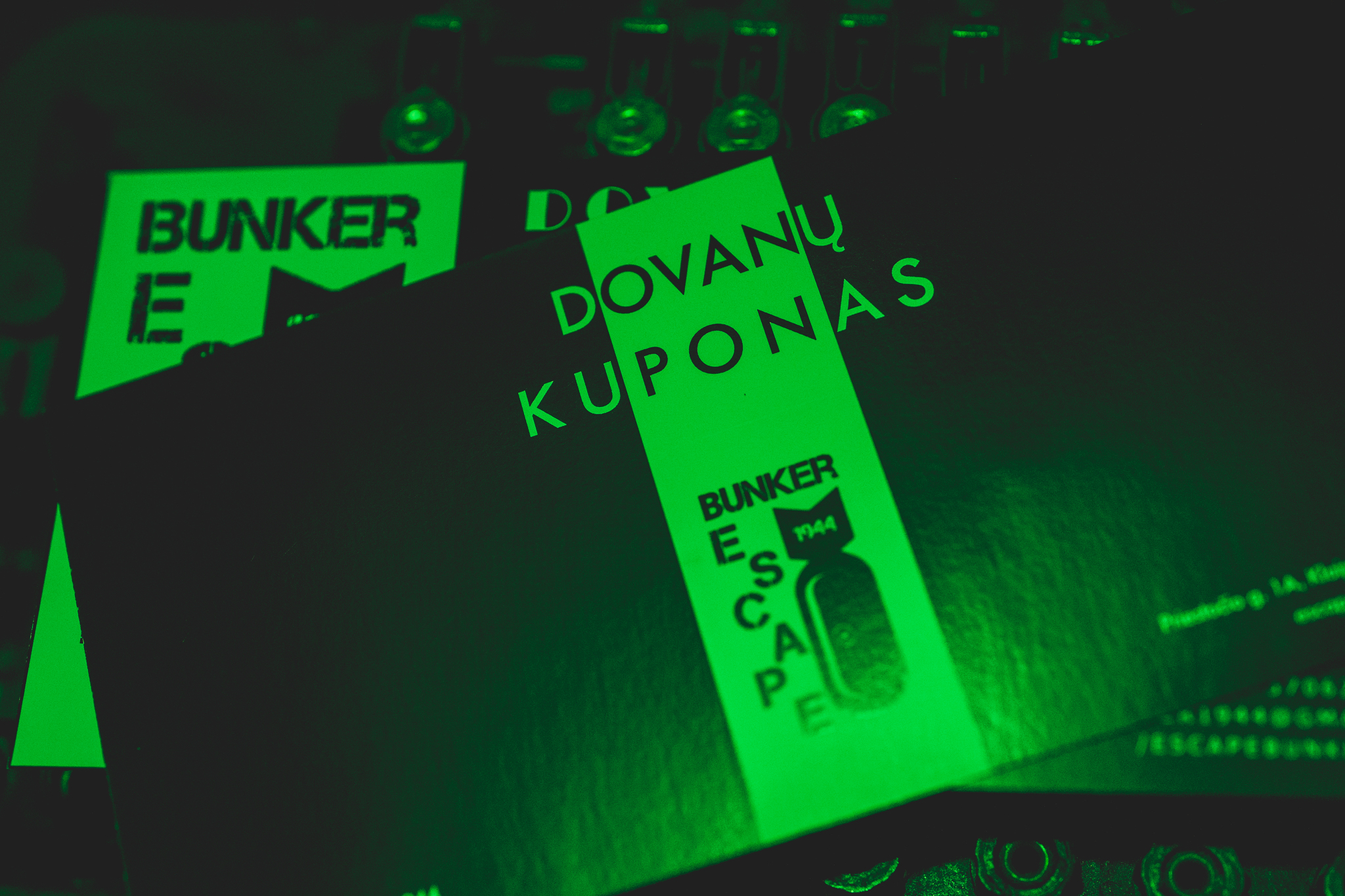 Dovanų kuponas (galvosūkių kambariui nuo 2 iki 5 asmenų)