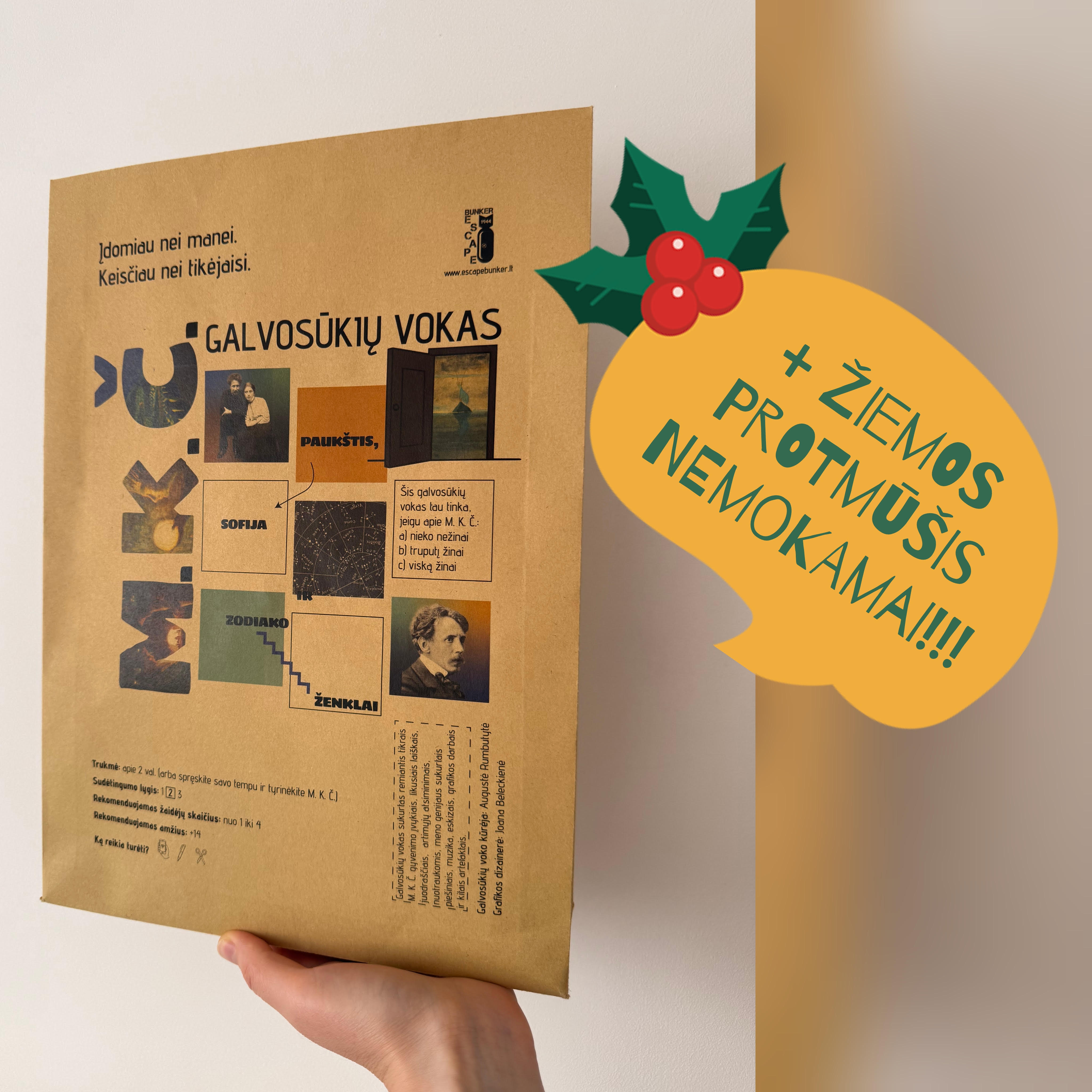 Galvosūkių vokas + Žiemos protmūšis NEMOKAMAI