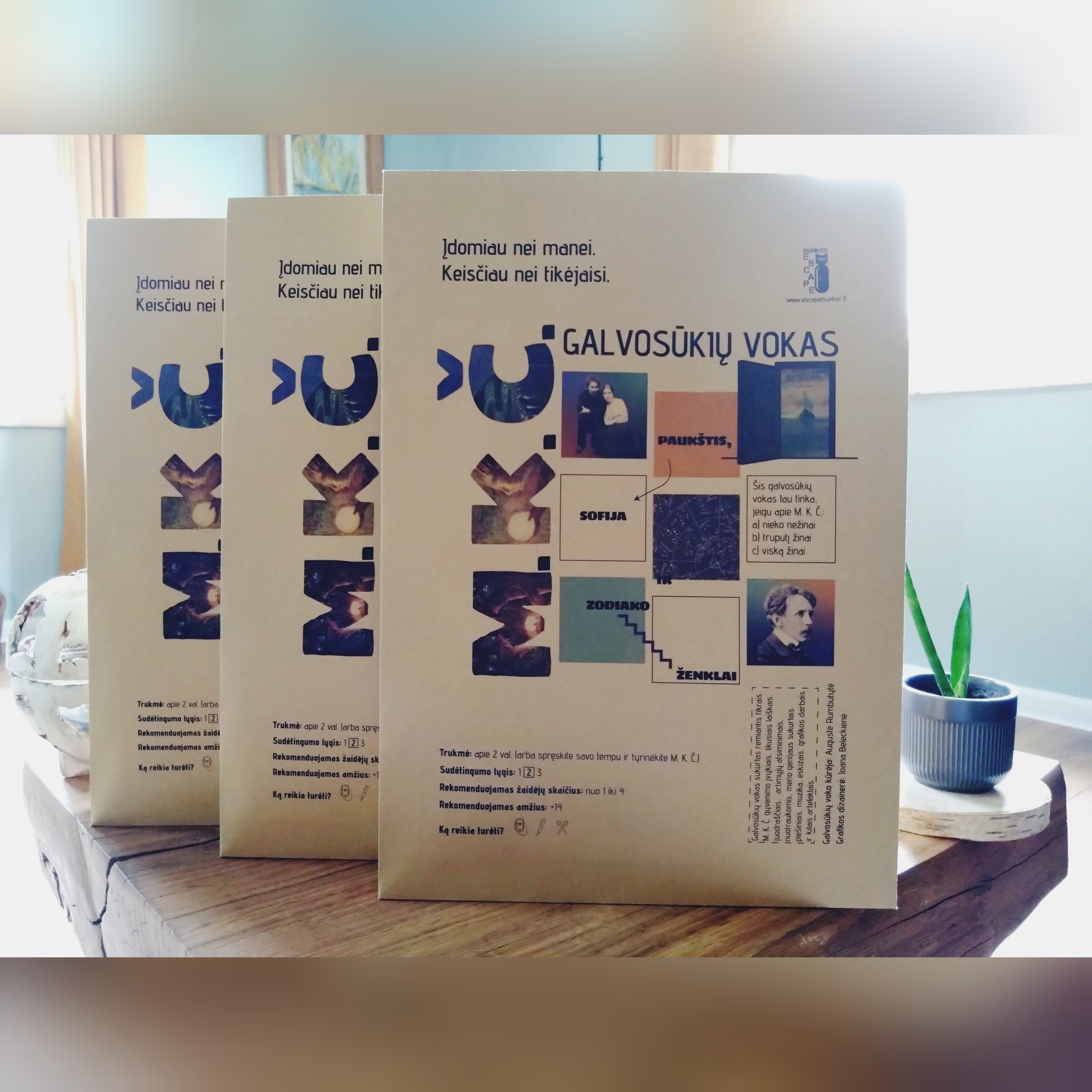Galvosūkių vokas "Paukštis, Sofija ir zodiako ženklai"