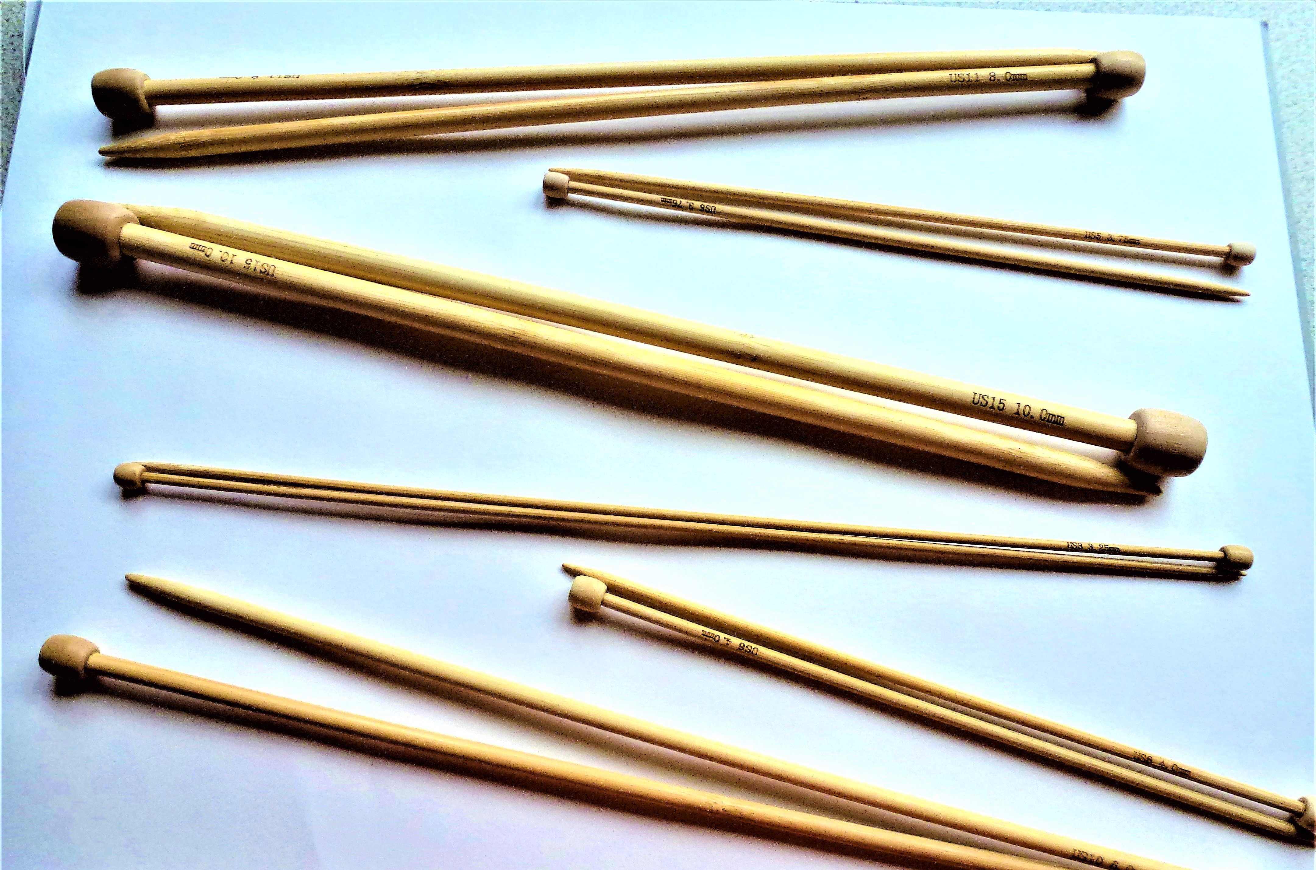 KNITTING NEEDLES - Bamboo 