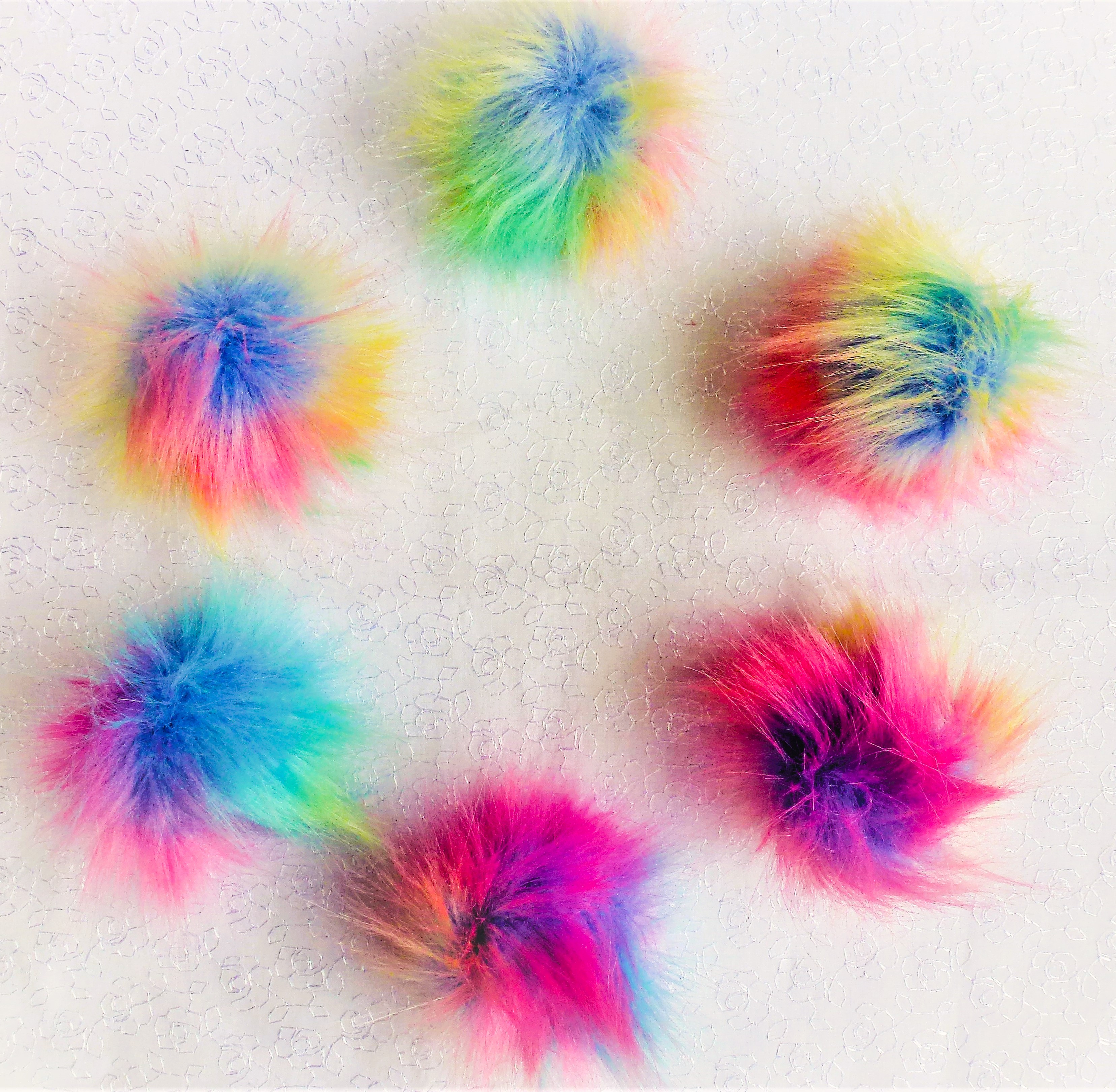 POMPOMS Wild - Light Rainbow or Deep Rainbow