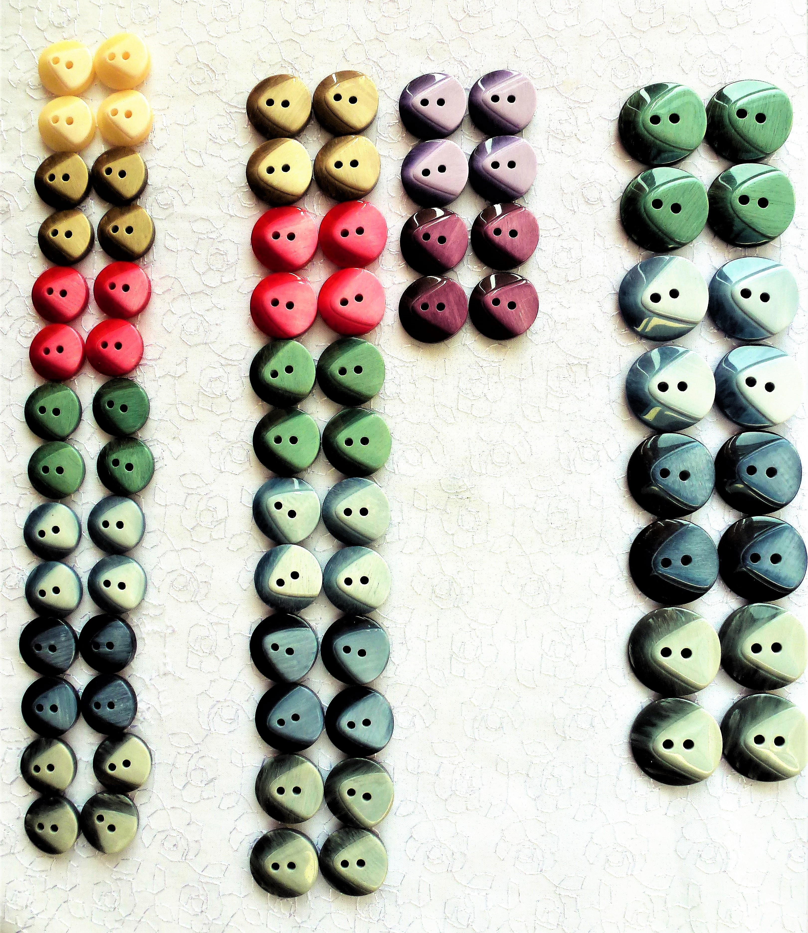 2/TONE Chunky Buttons 18mm, 20mm & 25mm