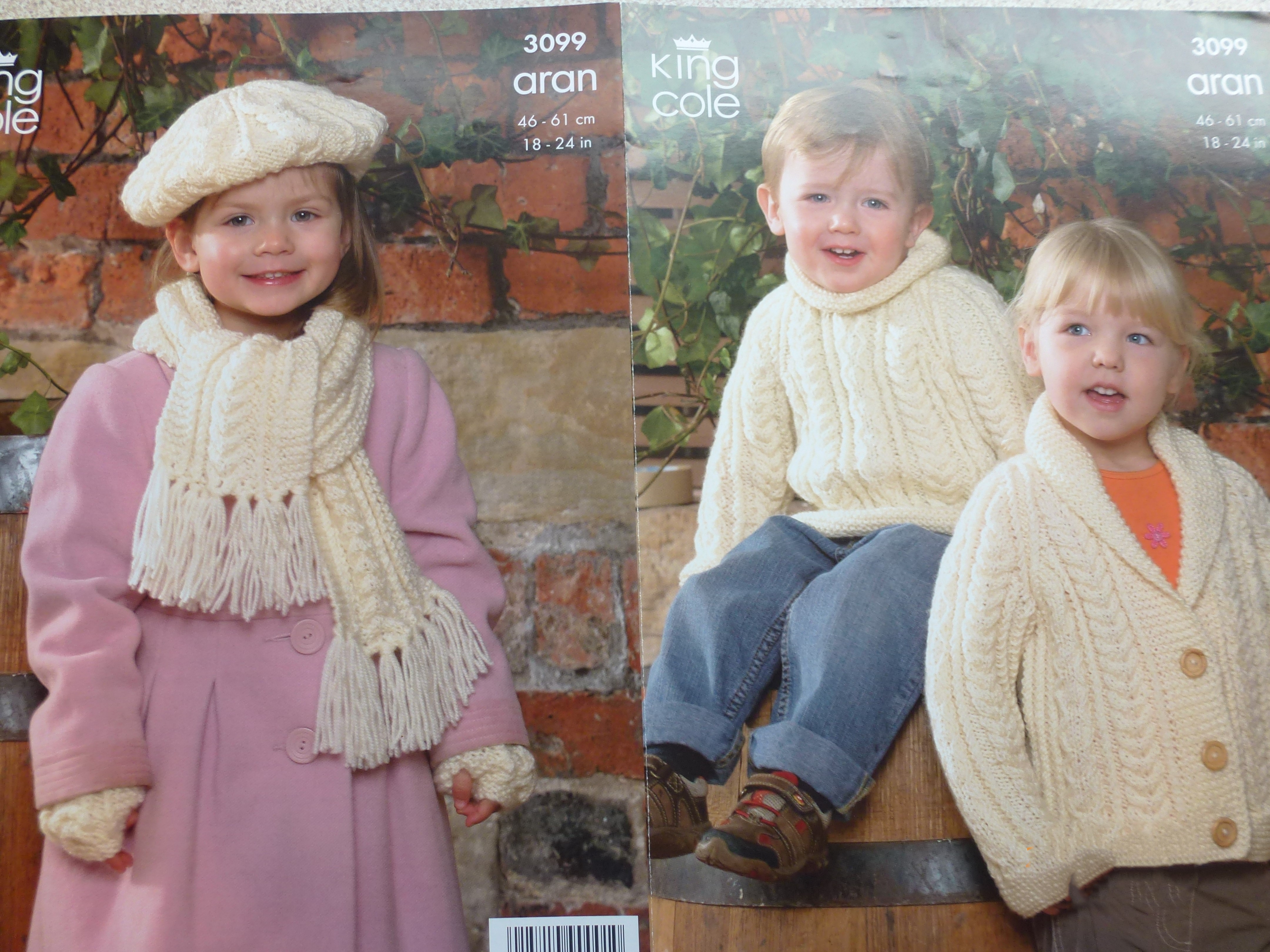 King Cole ARAN Baby/Child Knitting Patterns