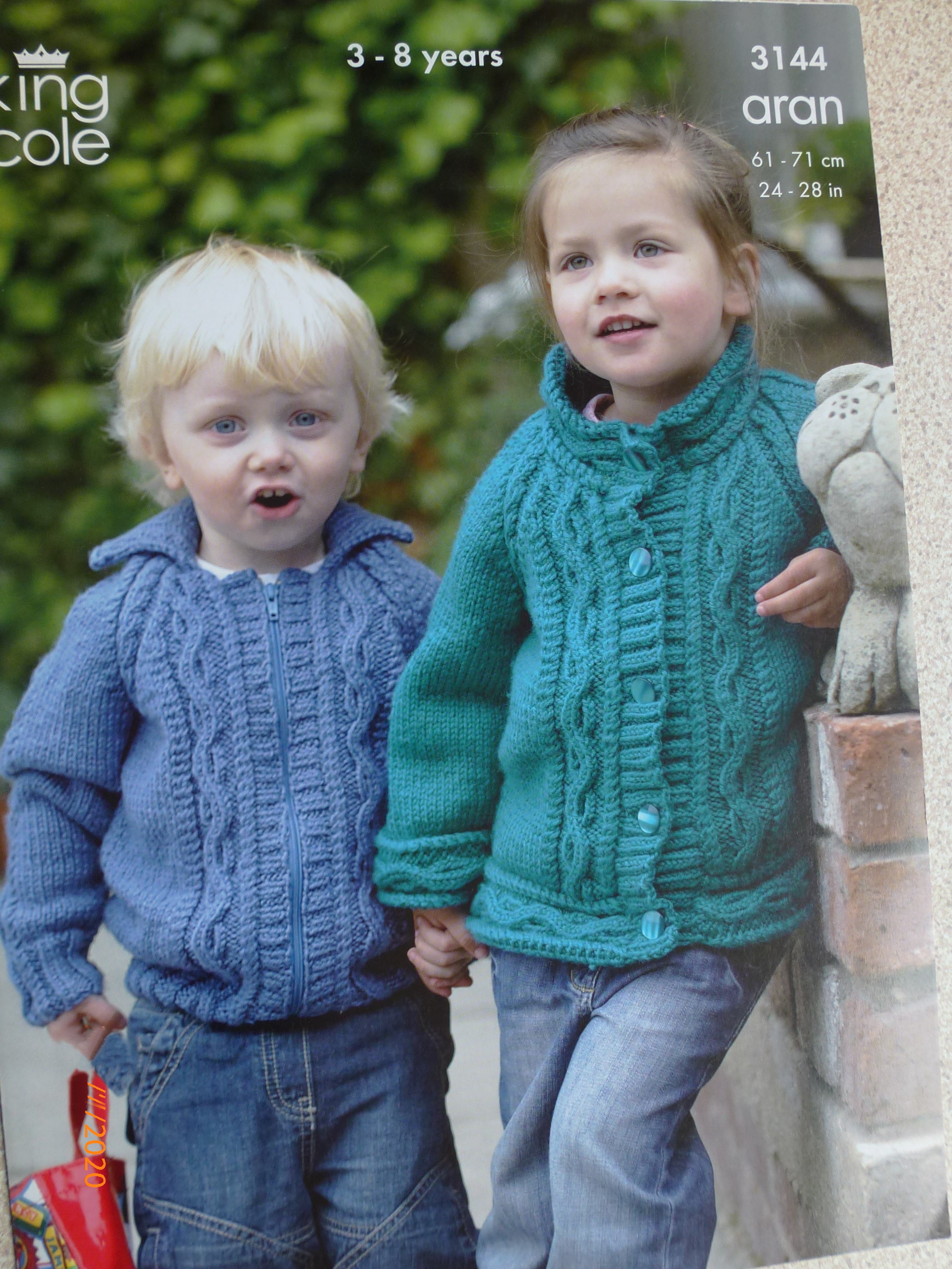 King Cole ARAN Baby/Child Knitting Patterns