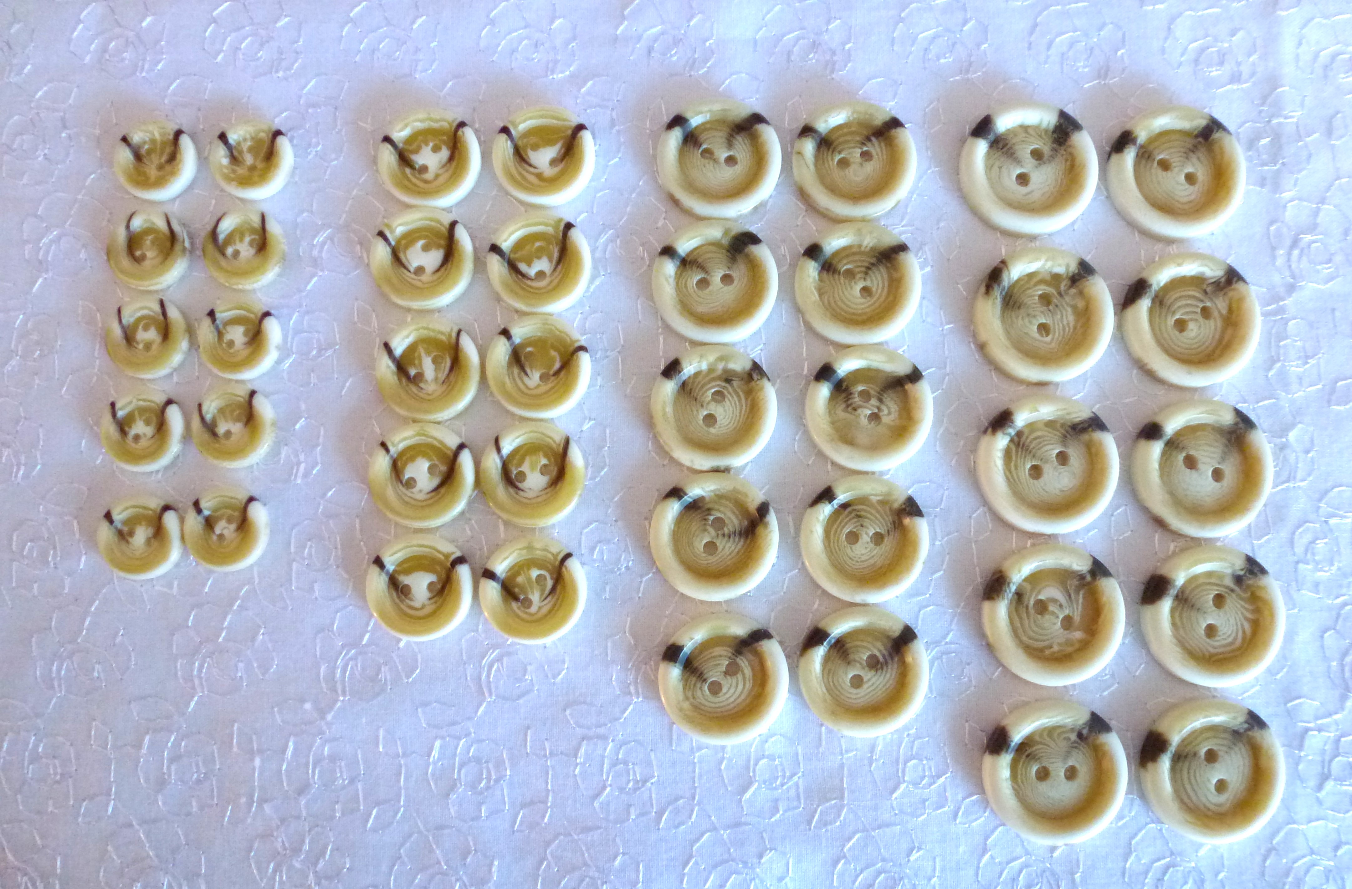 ARRAN Style Buttons 15mm,19mm, 23mm & 25mm