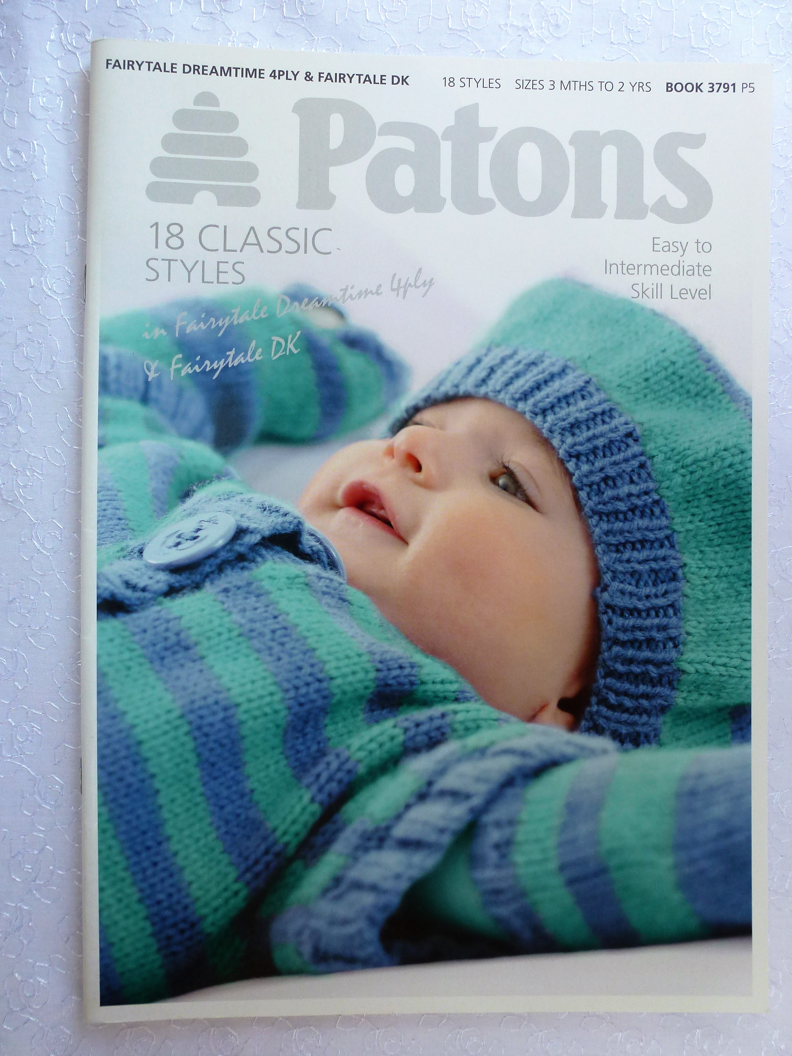 BOOK - Patons 3791 in 4 ply & DK