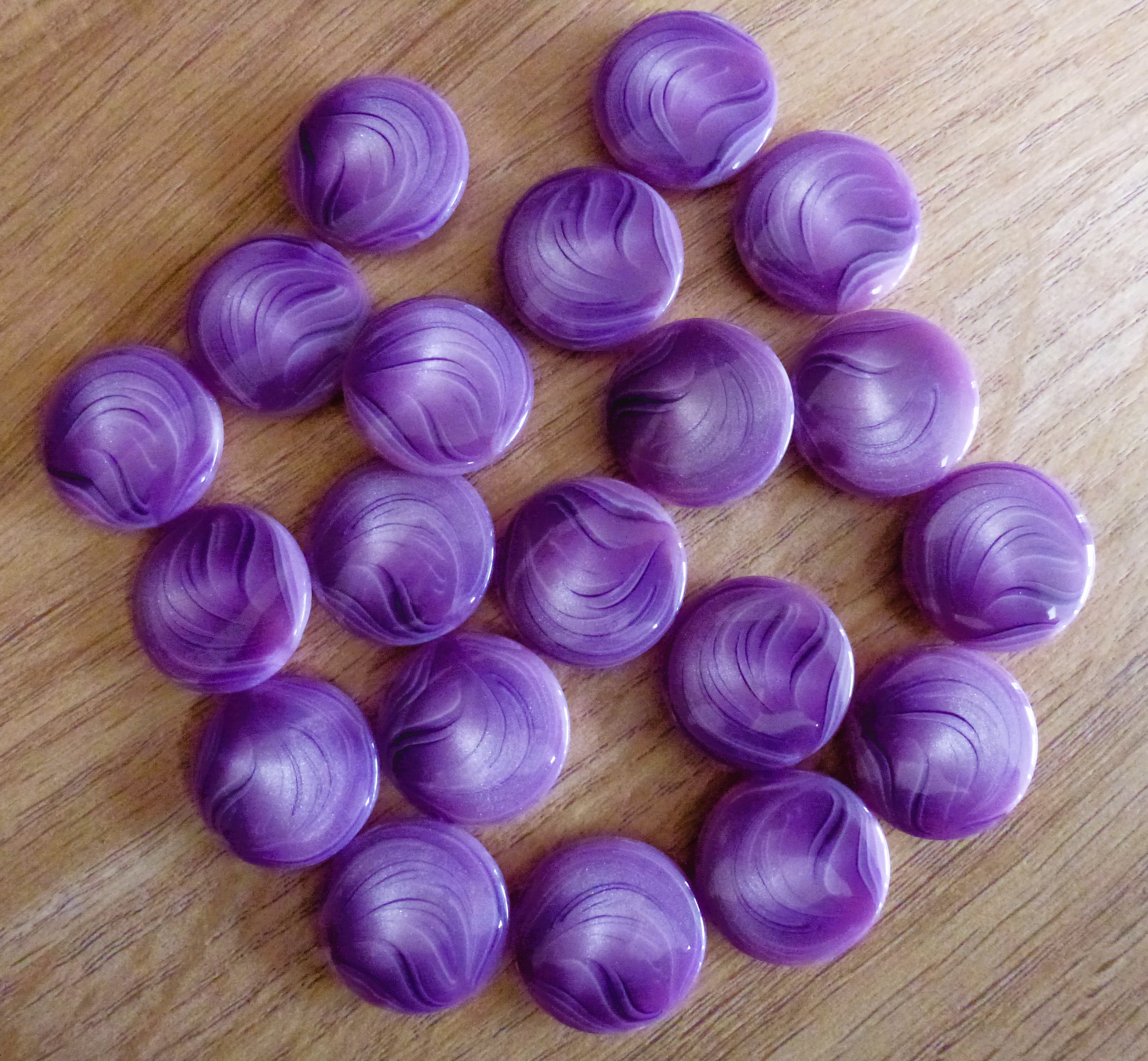 MARBLE Effect Buttons 20mm