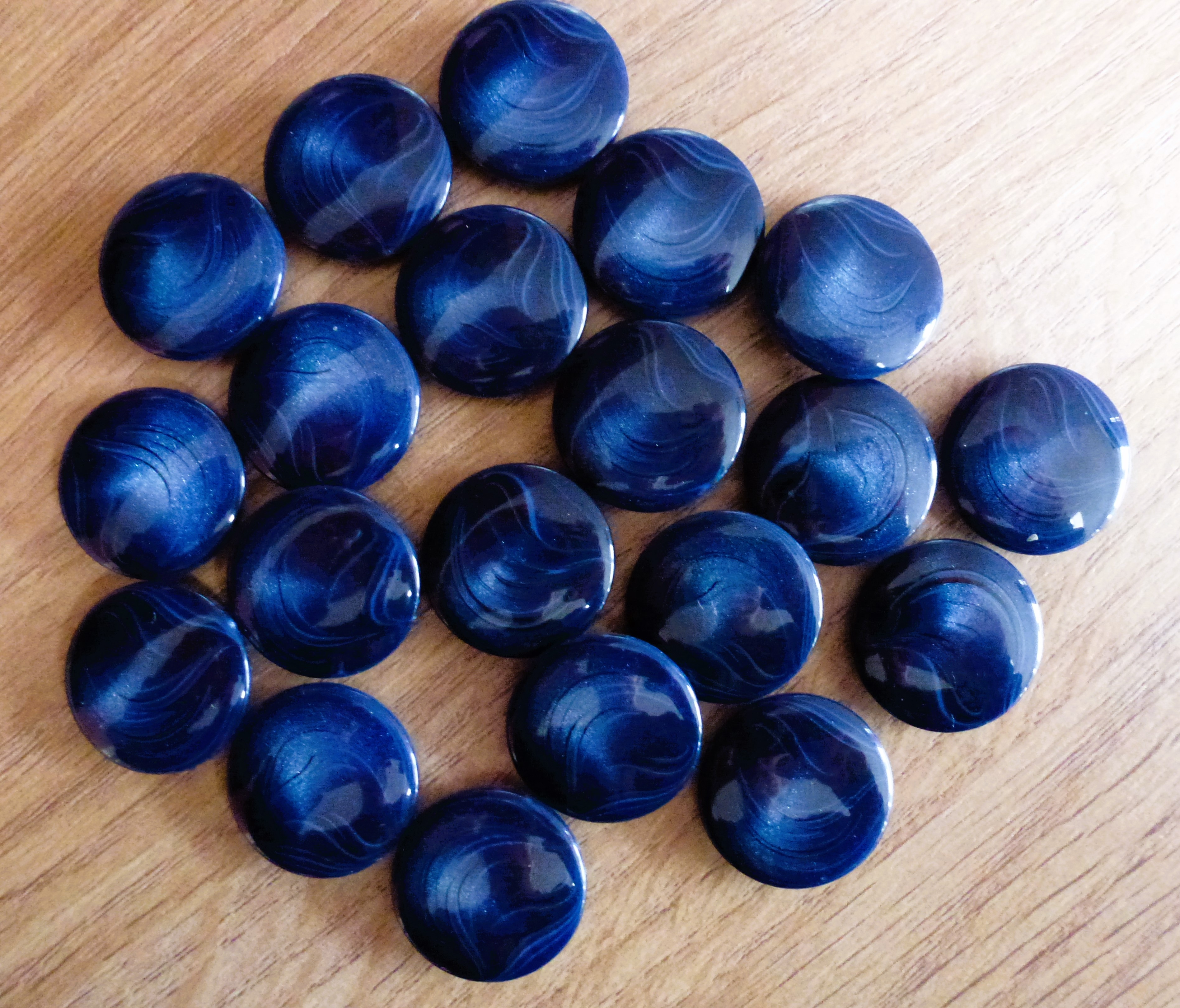 MARBLE Effect Buttons 20mm