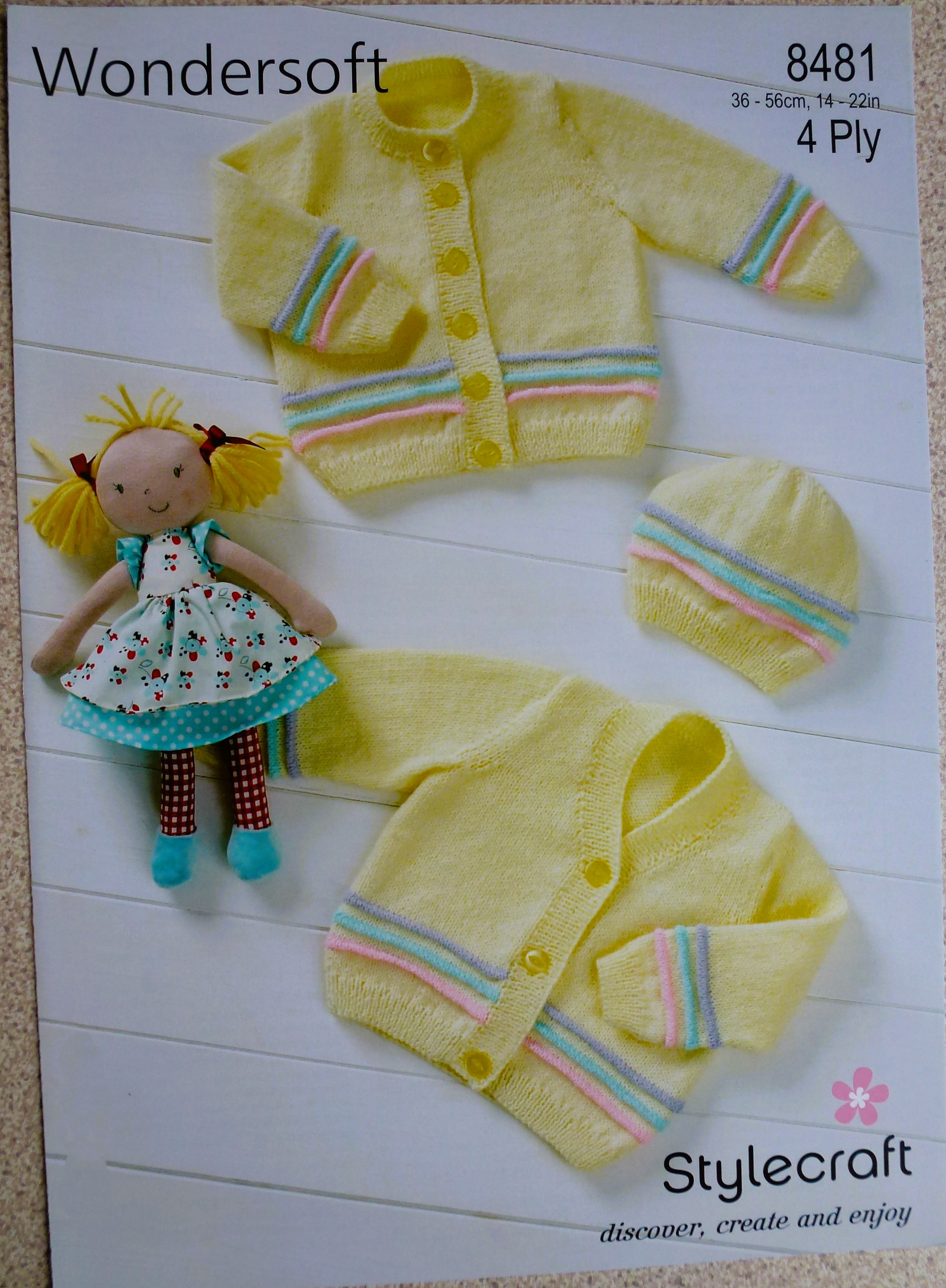 Stylecraft 4 ply & 3 ply Baby/Child Knitting Patterns