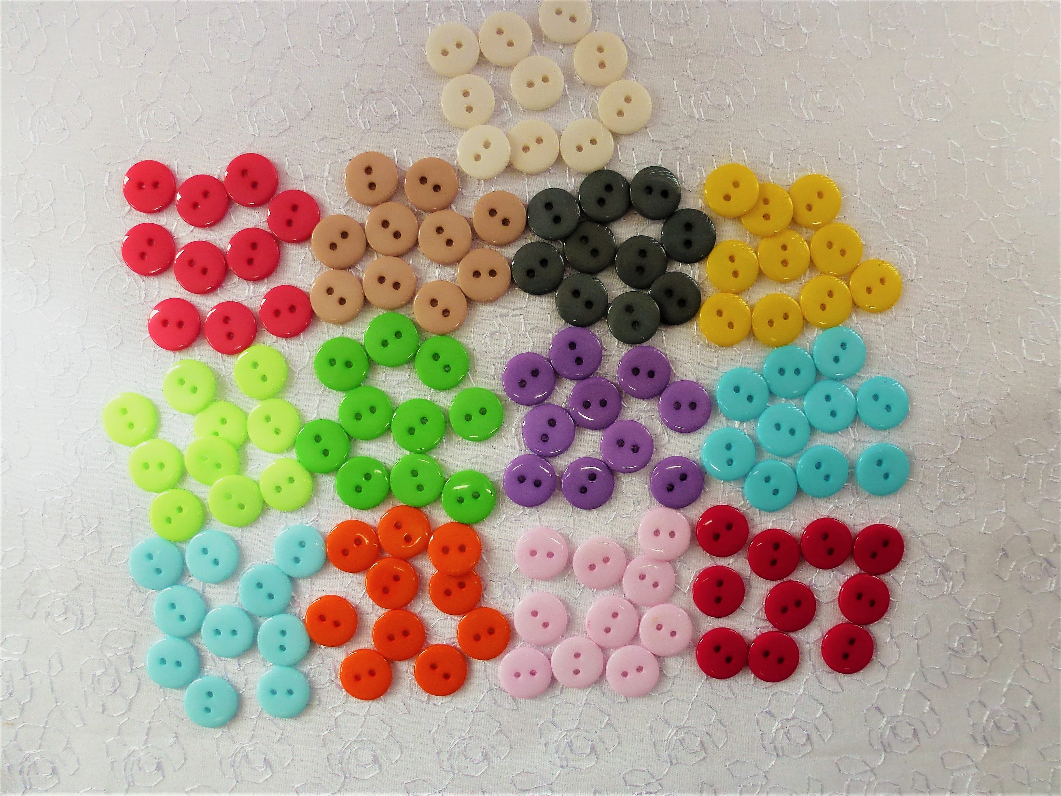 SMALL Resin Buttons 12.5mm