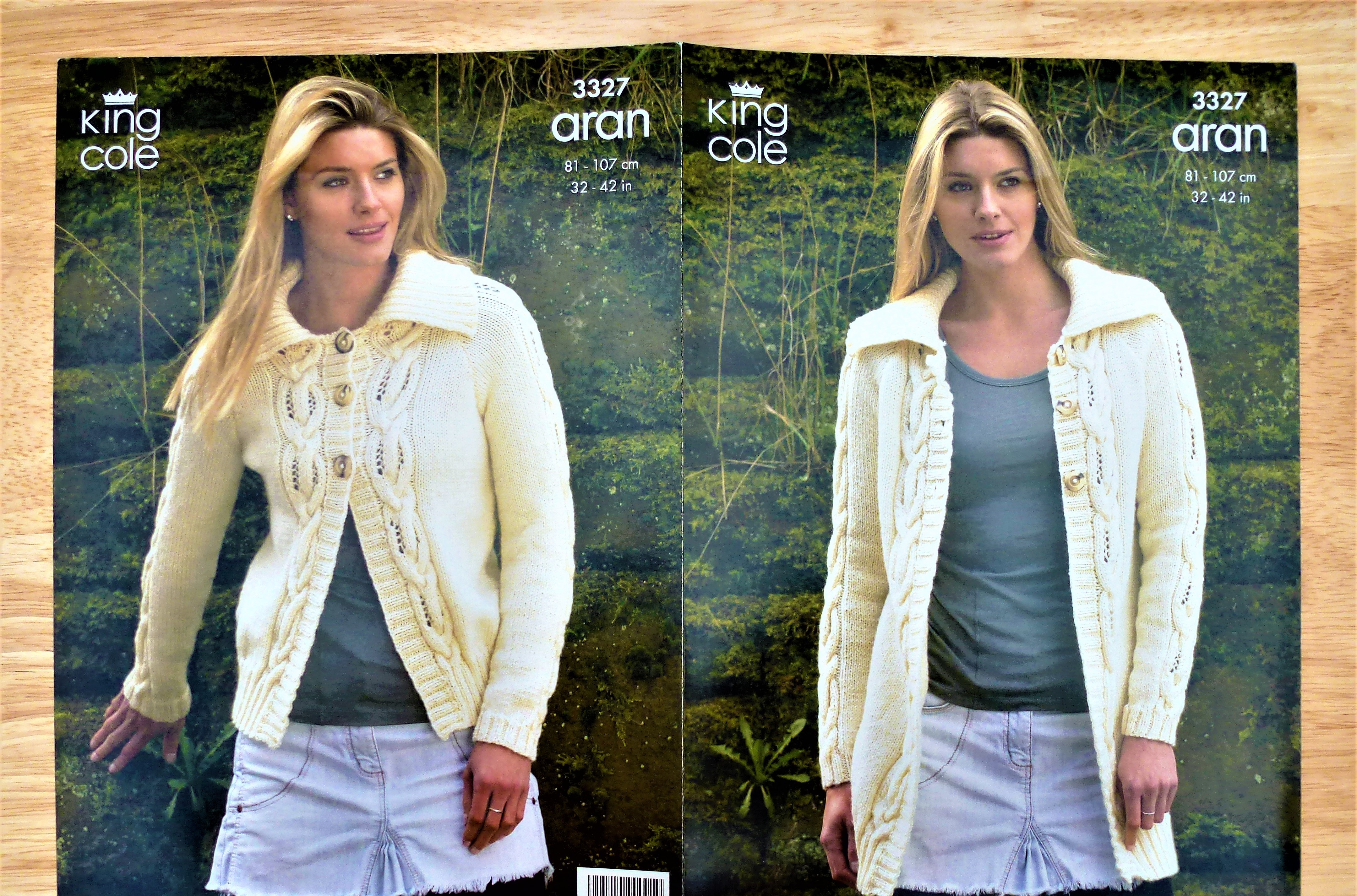 King Cole ARAN Adult Knitting Patterns