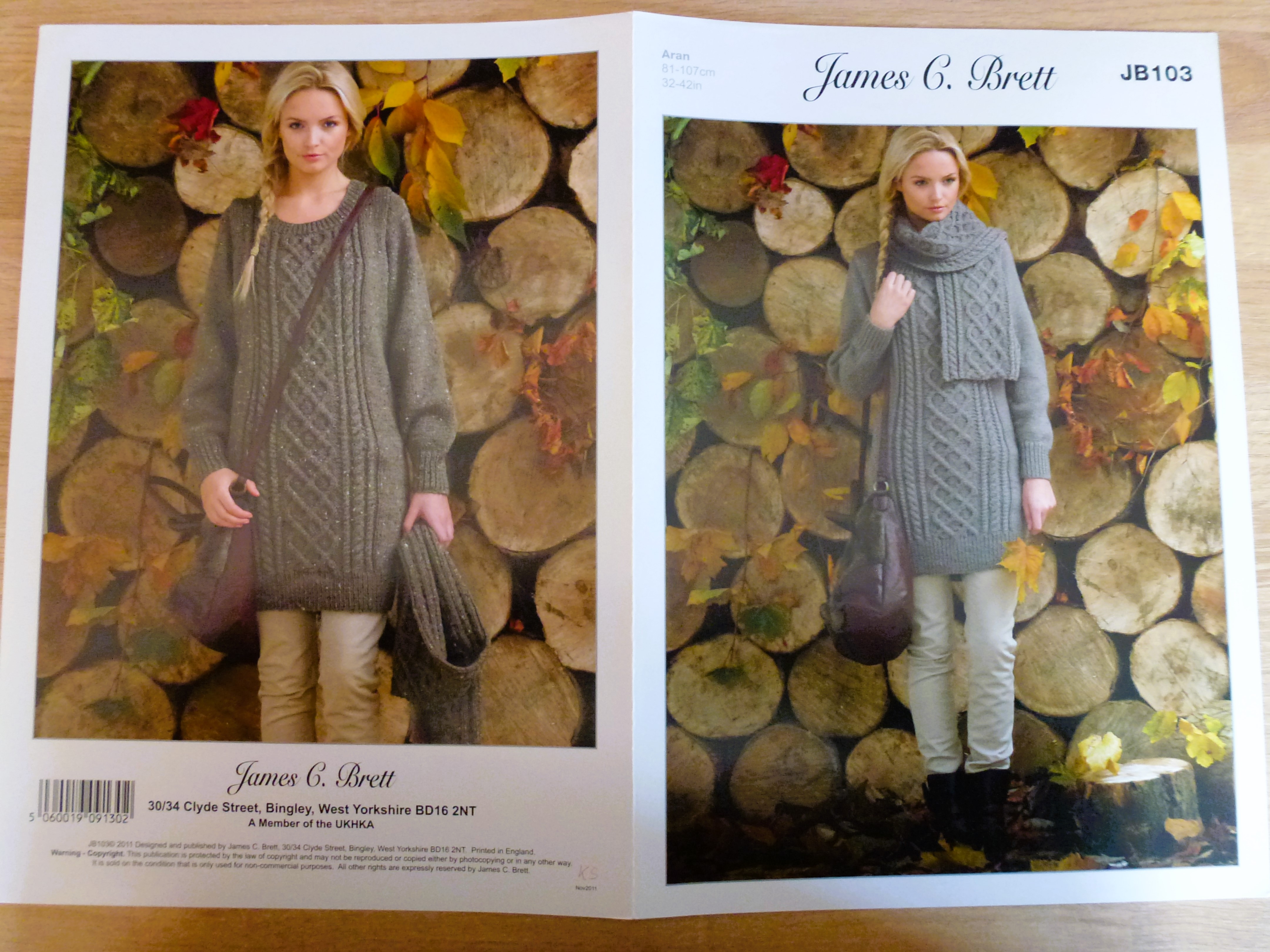 Assorted Makes ARAN Adult Knitting Patterns