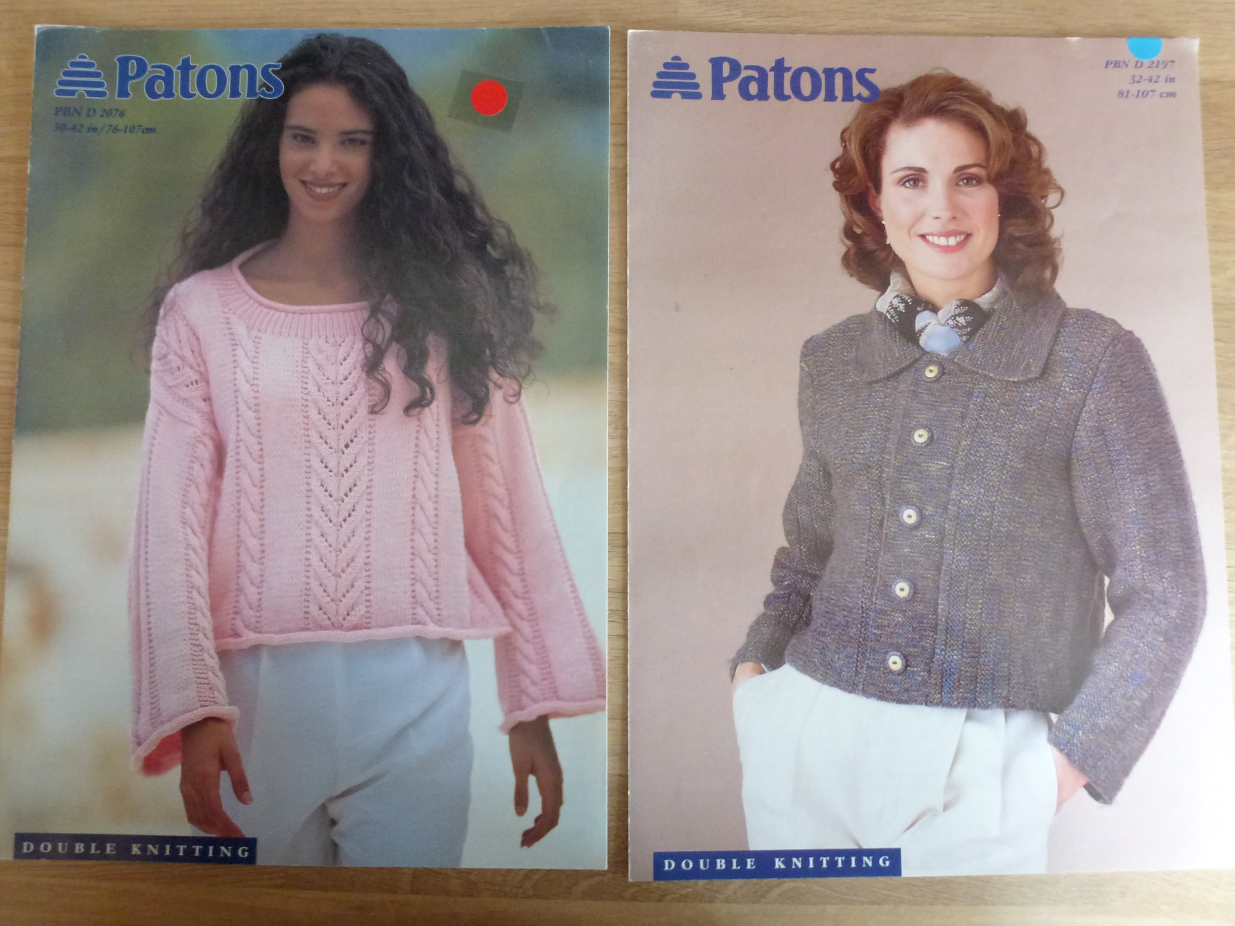 Patons DK Adult Knitting Patterns - Set of 2 Patterns