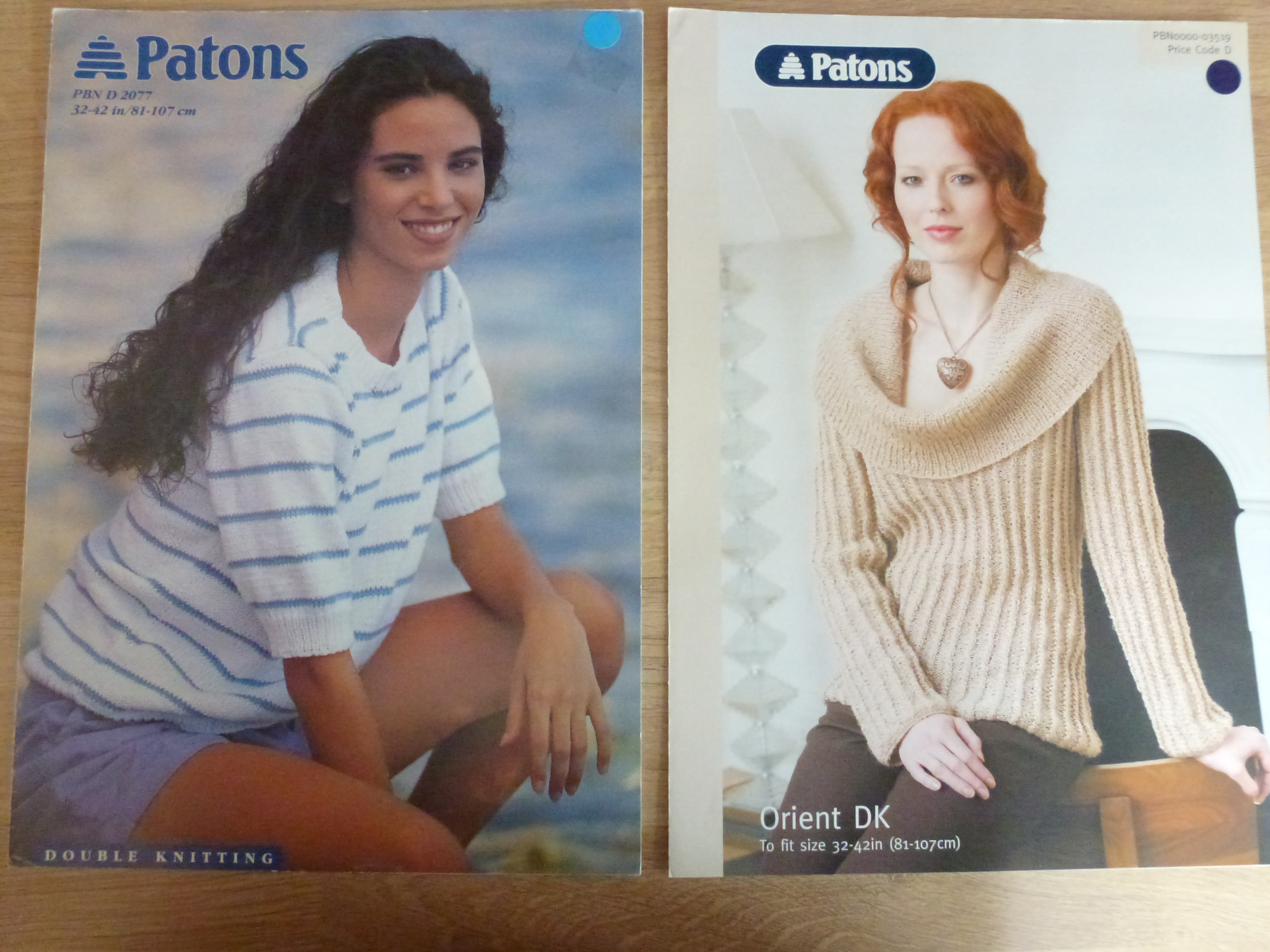Patons DK Adult Knitting Patterns - Set of 2 Patterns