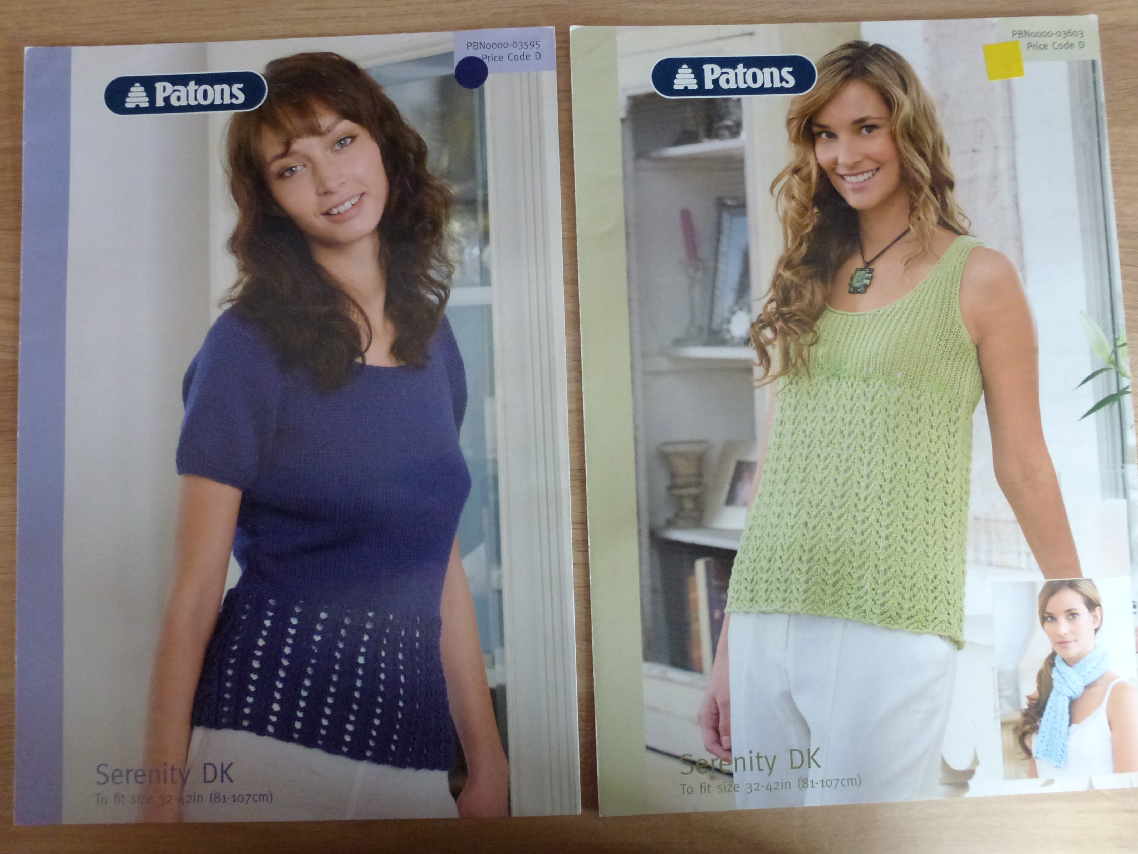 Patons DK Adult Knitting Patterns - Set of 2 Patterns