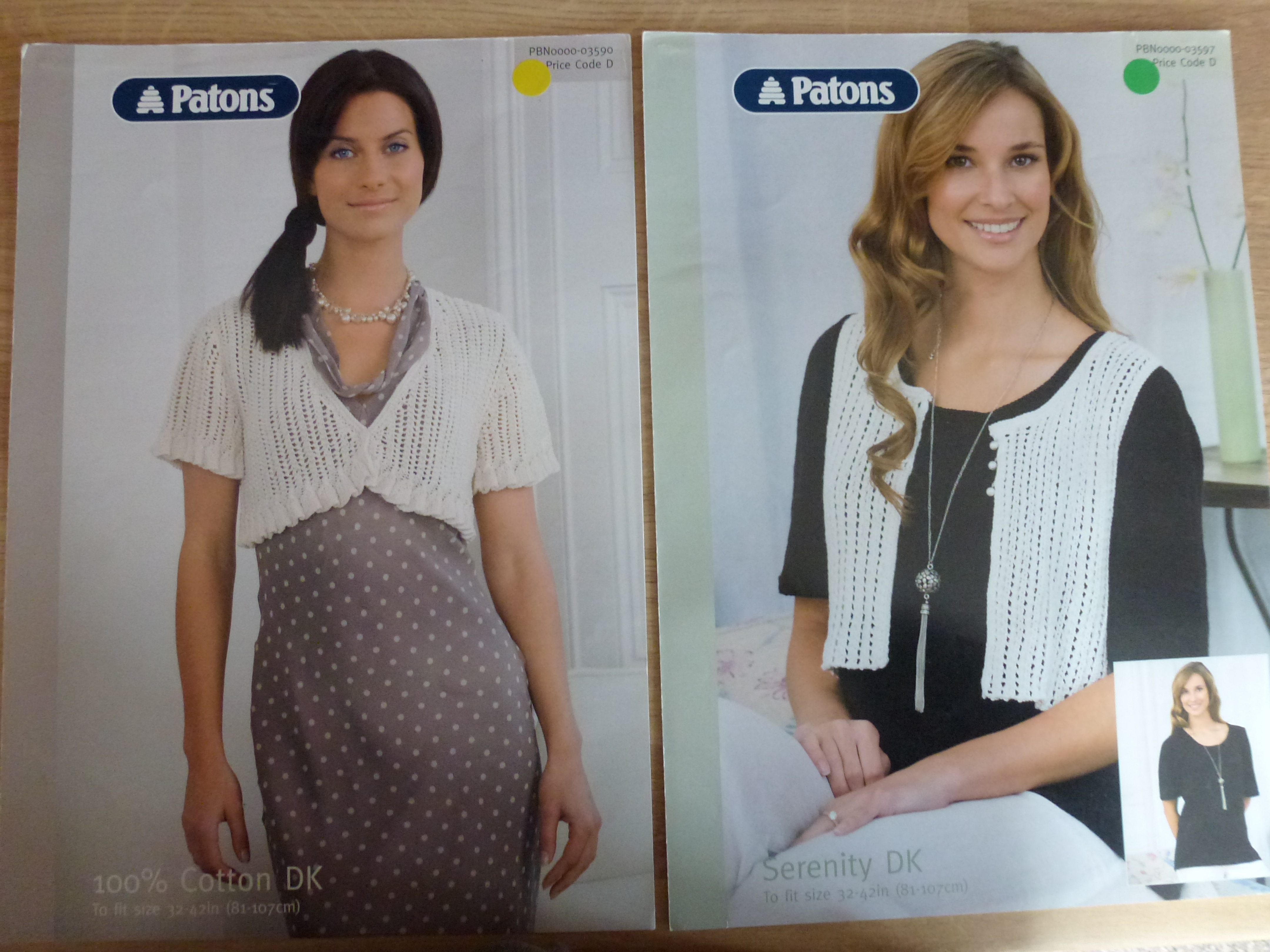 Patons DK Adult Knitting Patterns - Set of 2 Patterns