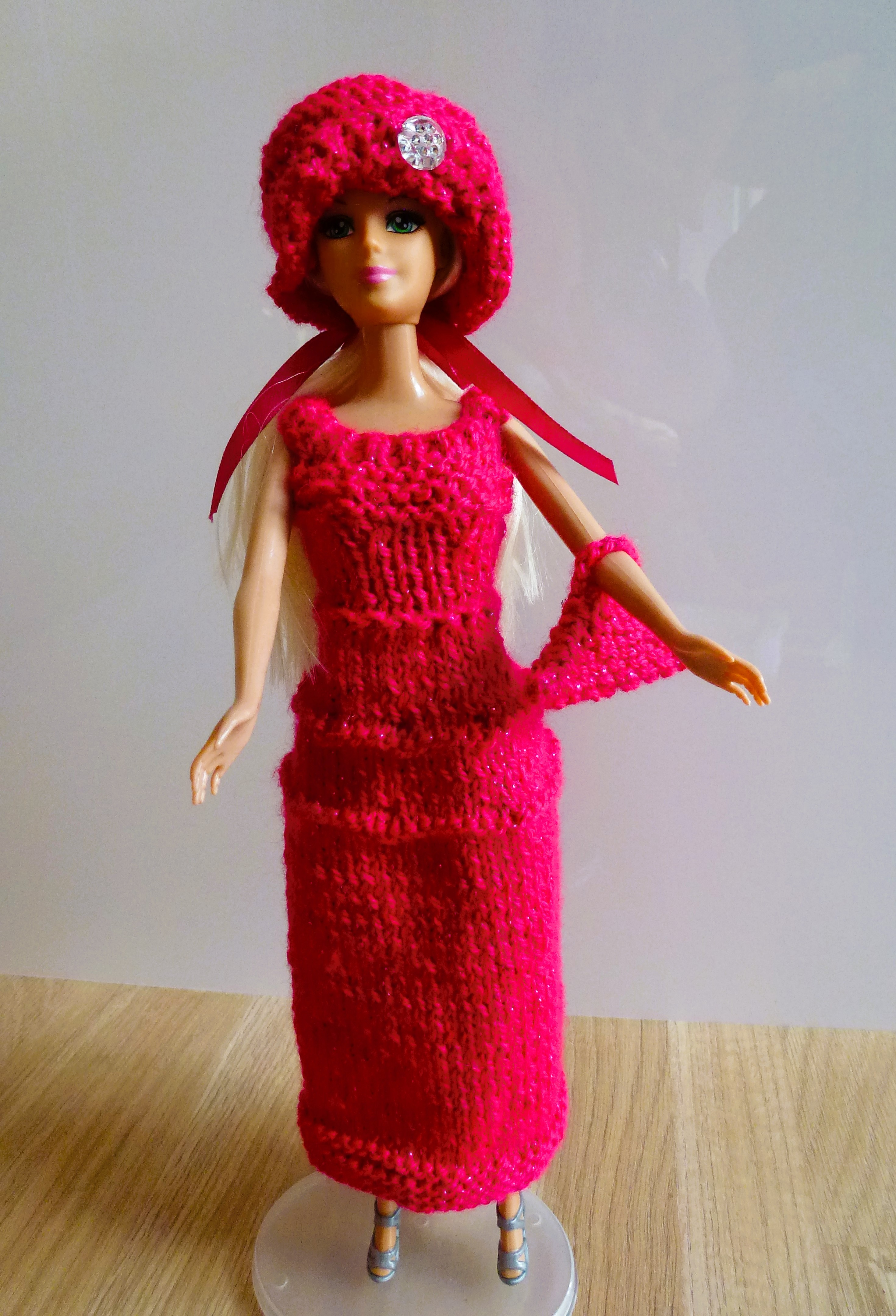 FASHION / BARBIE DOLL (11.5") Outfits - Hand Knitted