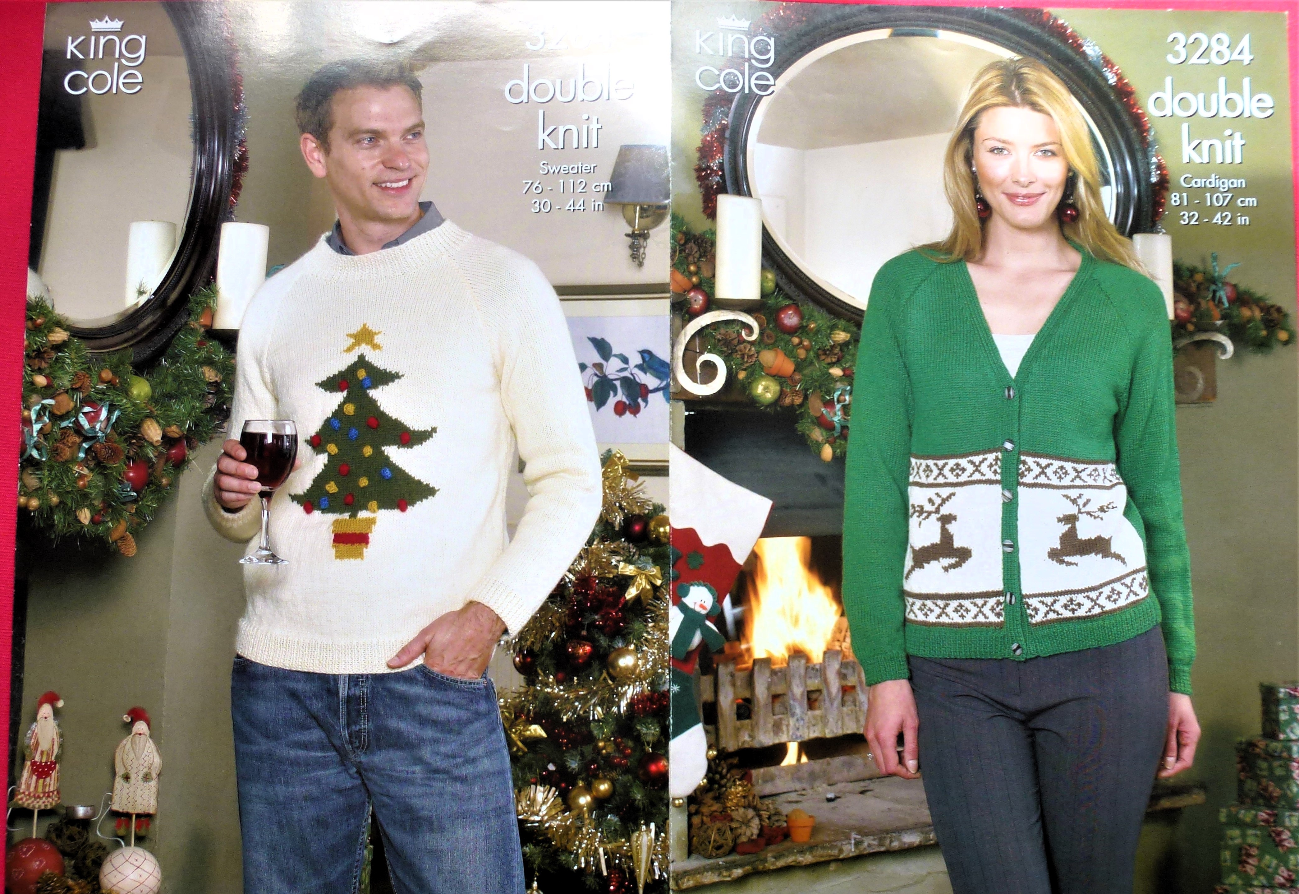 Assorted Makes CHRISTMAS DK Adult Knitting Patterns