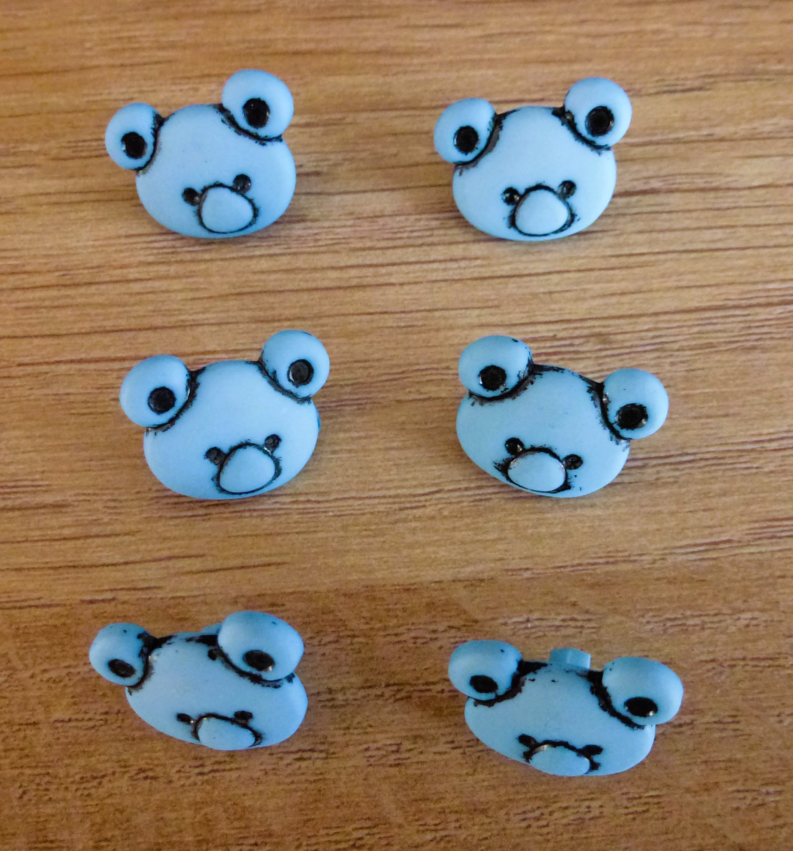 TEDDY FACE Buttons 15mm