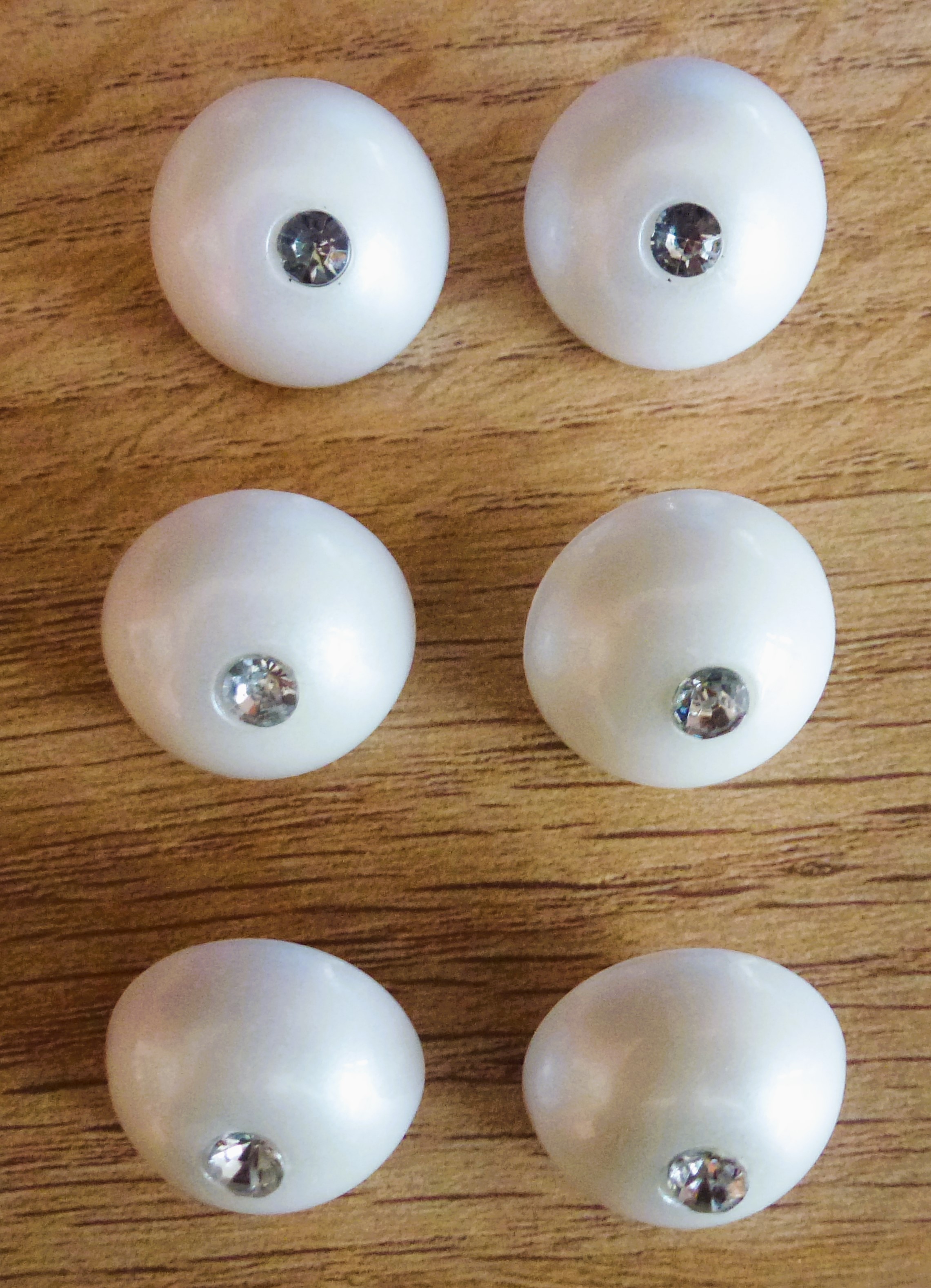DOME / DIAMANTE Buttons 18mm