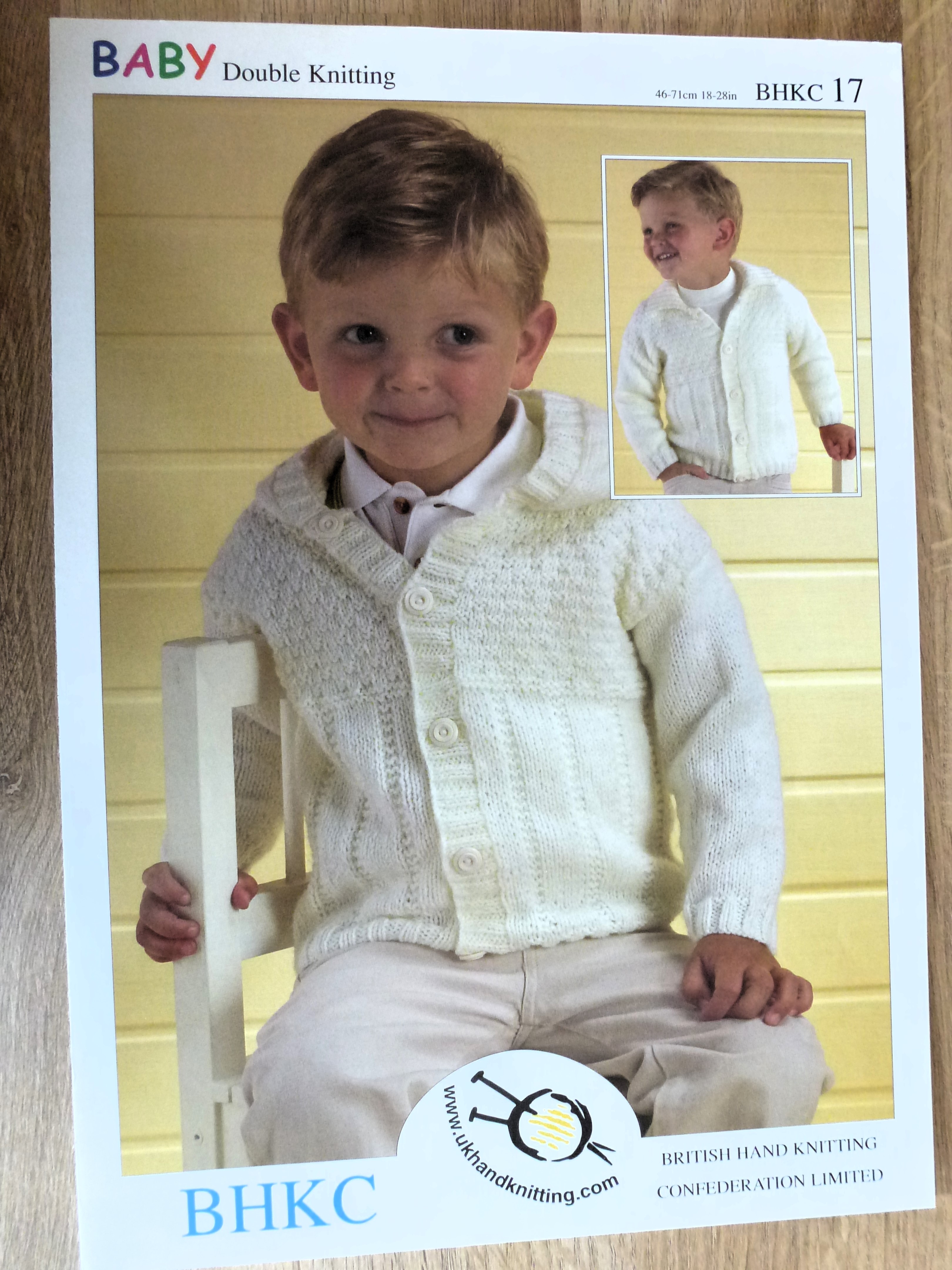 UKHKA & BHKC DK Baby/Child Knitting Patterns