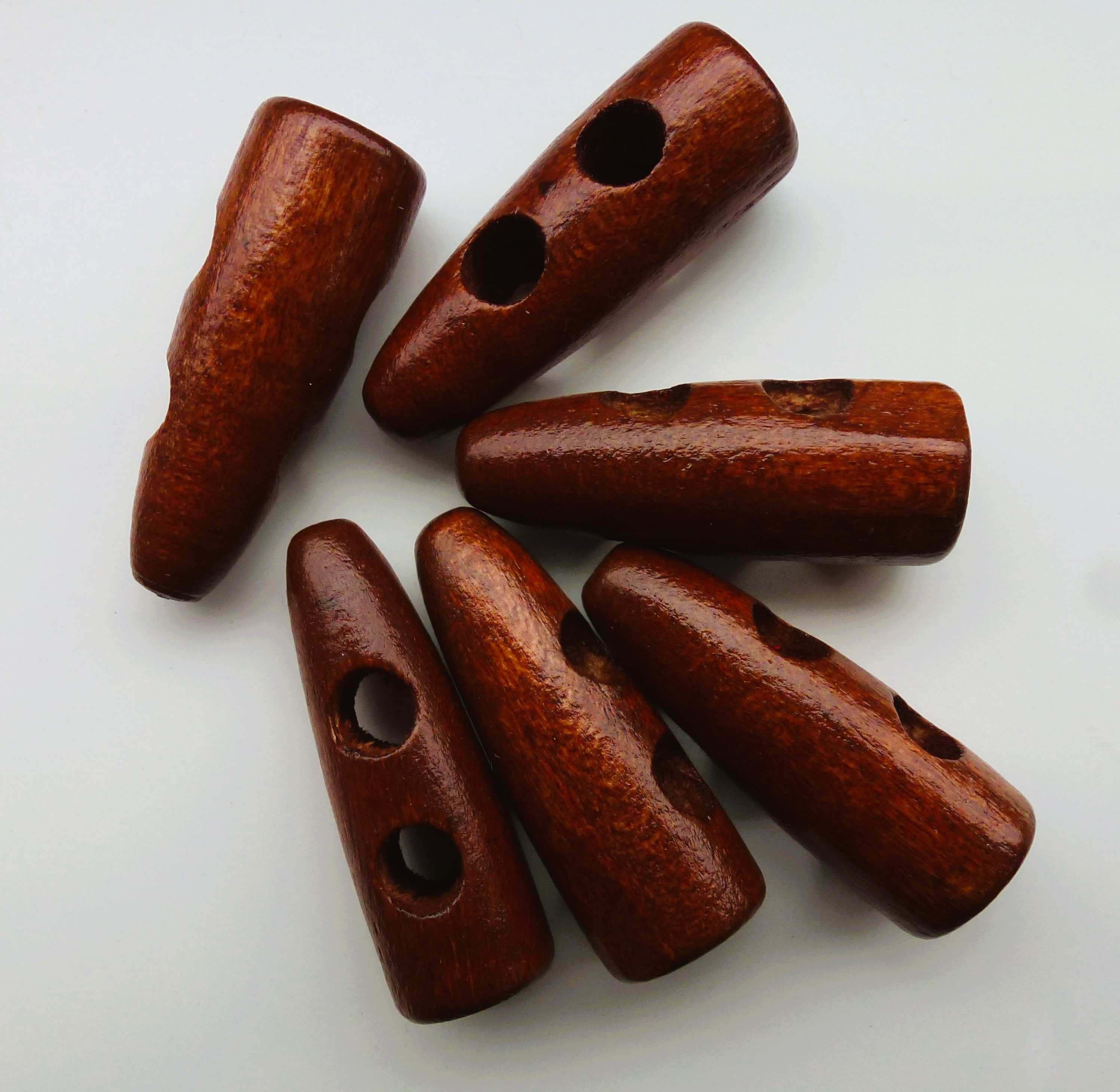 WOOD Toggle Buttons 30mm & 35mm