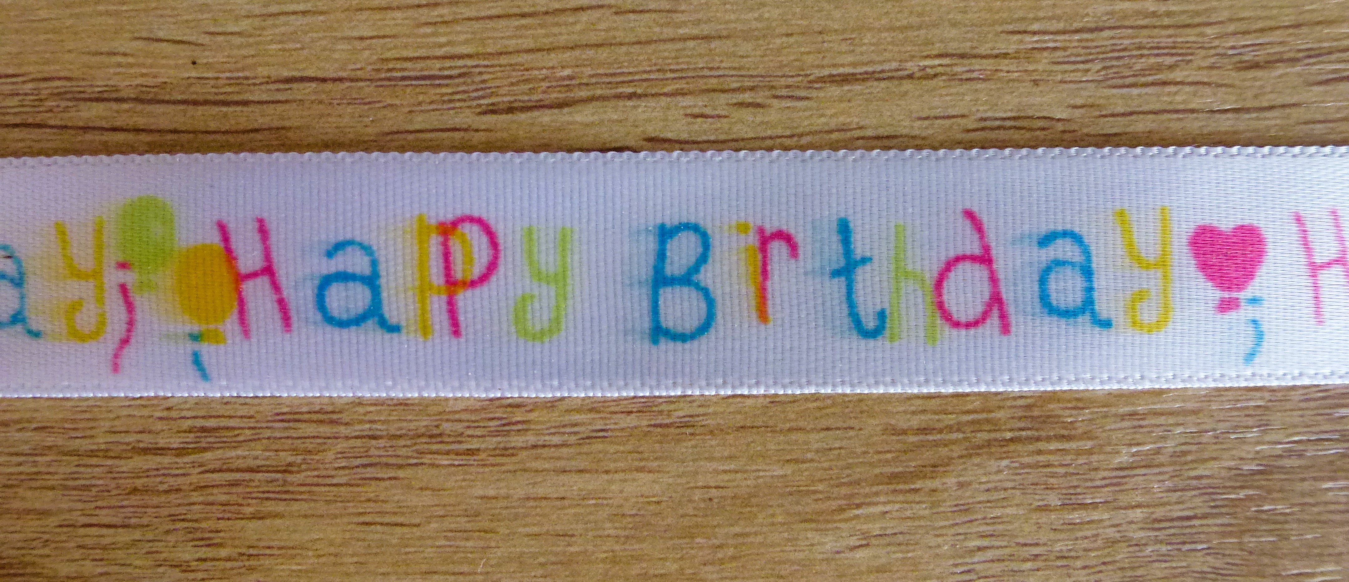 RIBBONS - Happy Birthday Beresford Ribbon