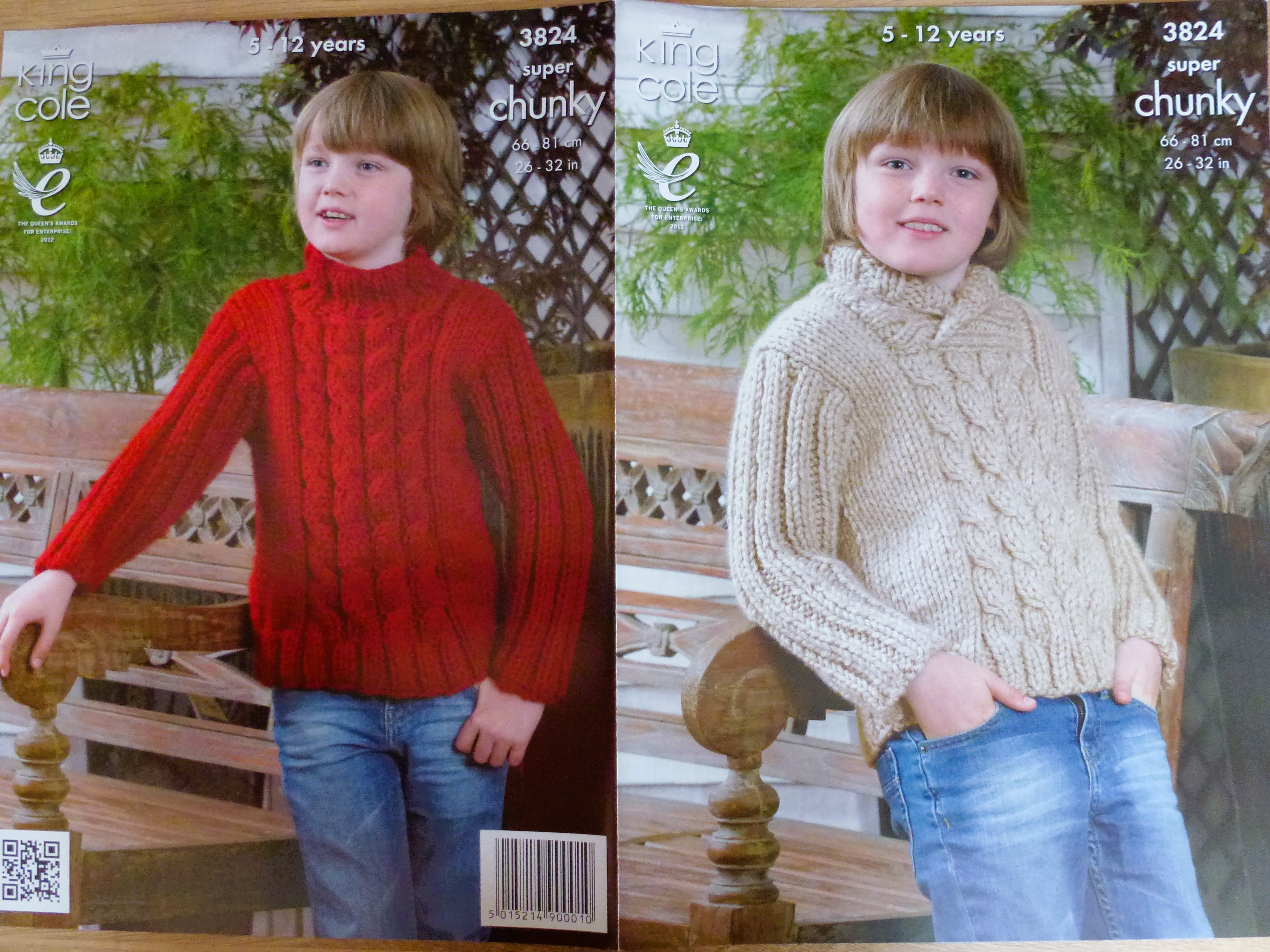 King Cole & Stylecraft SUPER CHUNKY Childrens Knitting Patterns