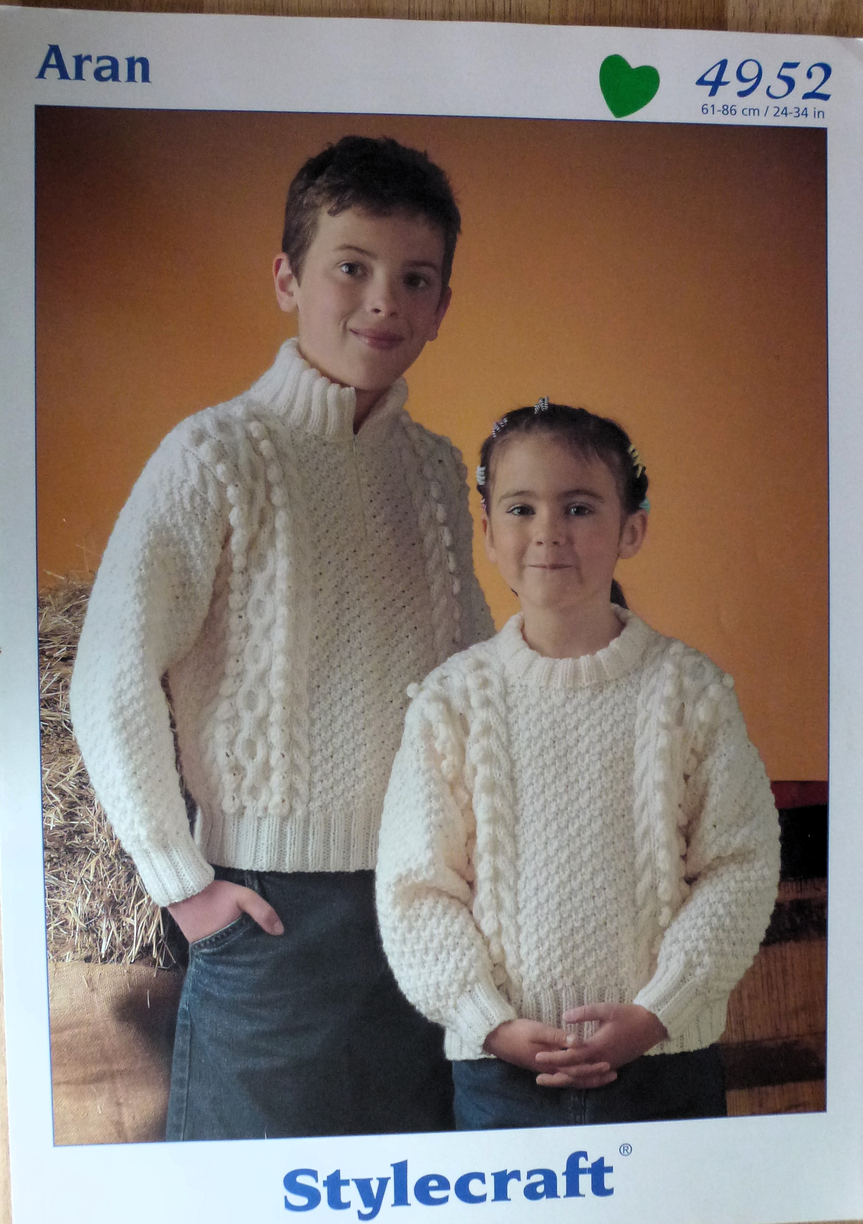 Assorted Makes ARAN Baby/Child Knitting Patterns