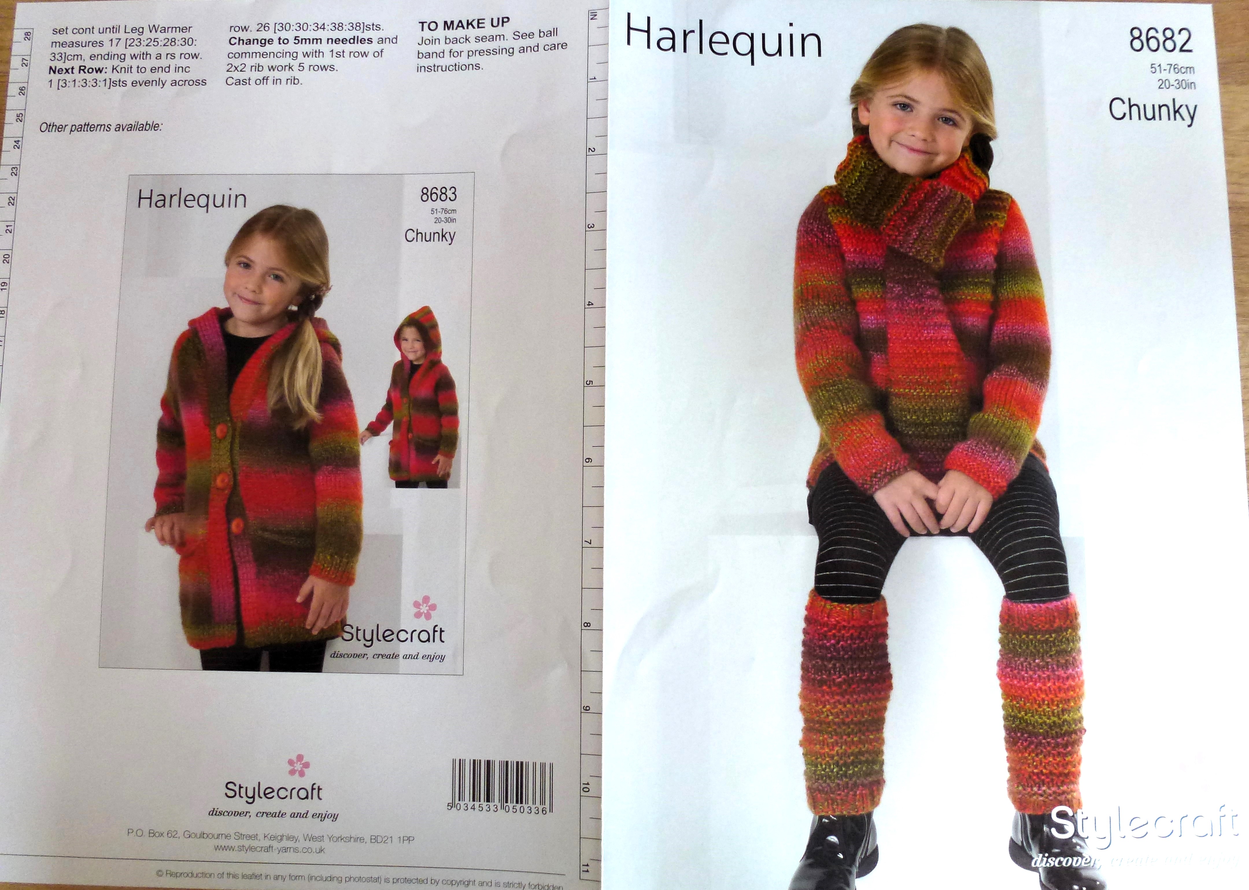 Stylecraft CHUNKY Baby/Child Knitting Patterns