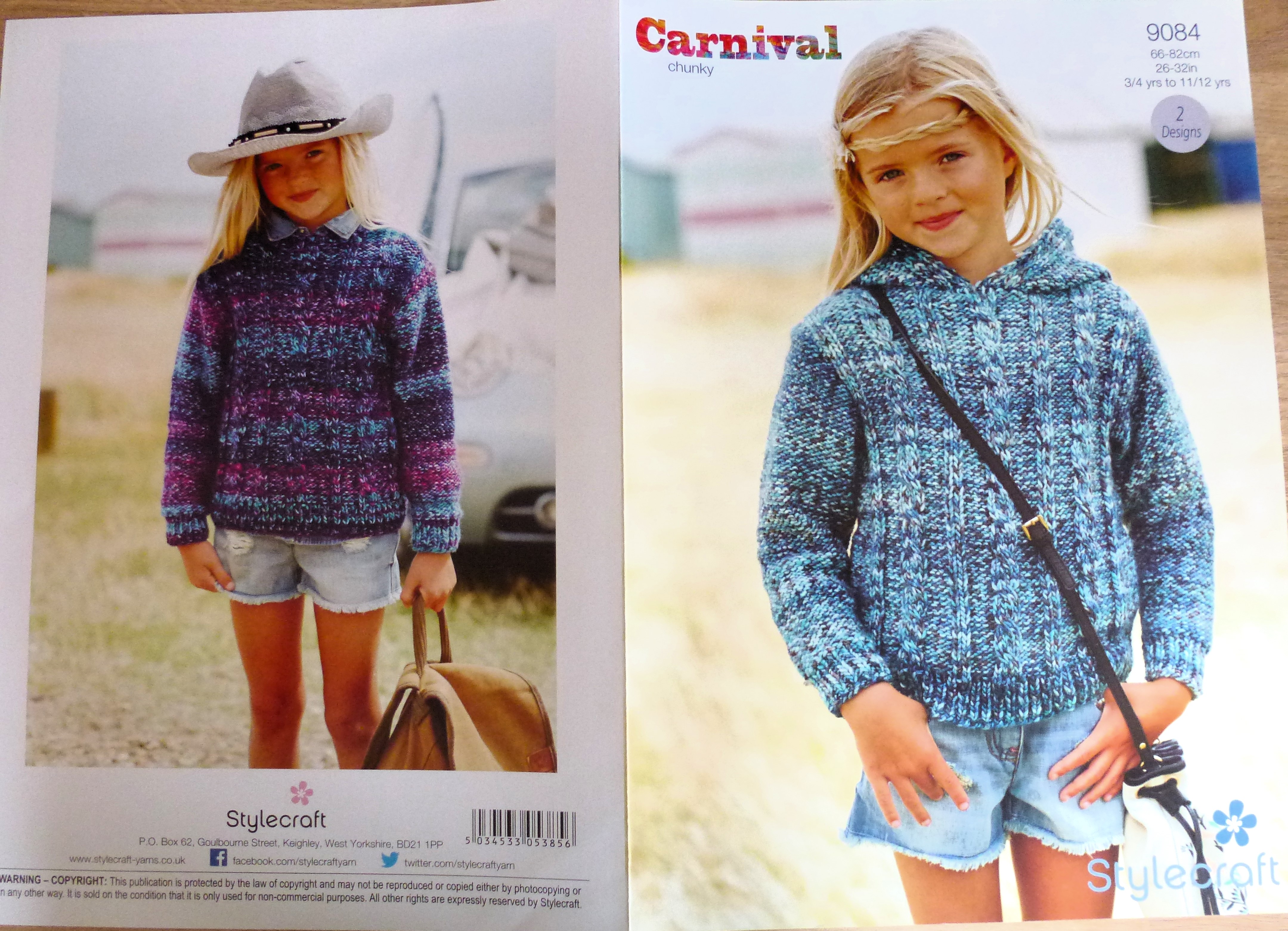 Stylecraft CHUNKY Baby/Child Knitting Patterns