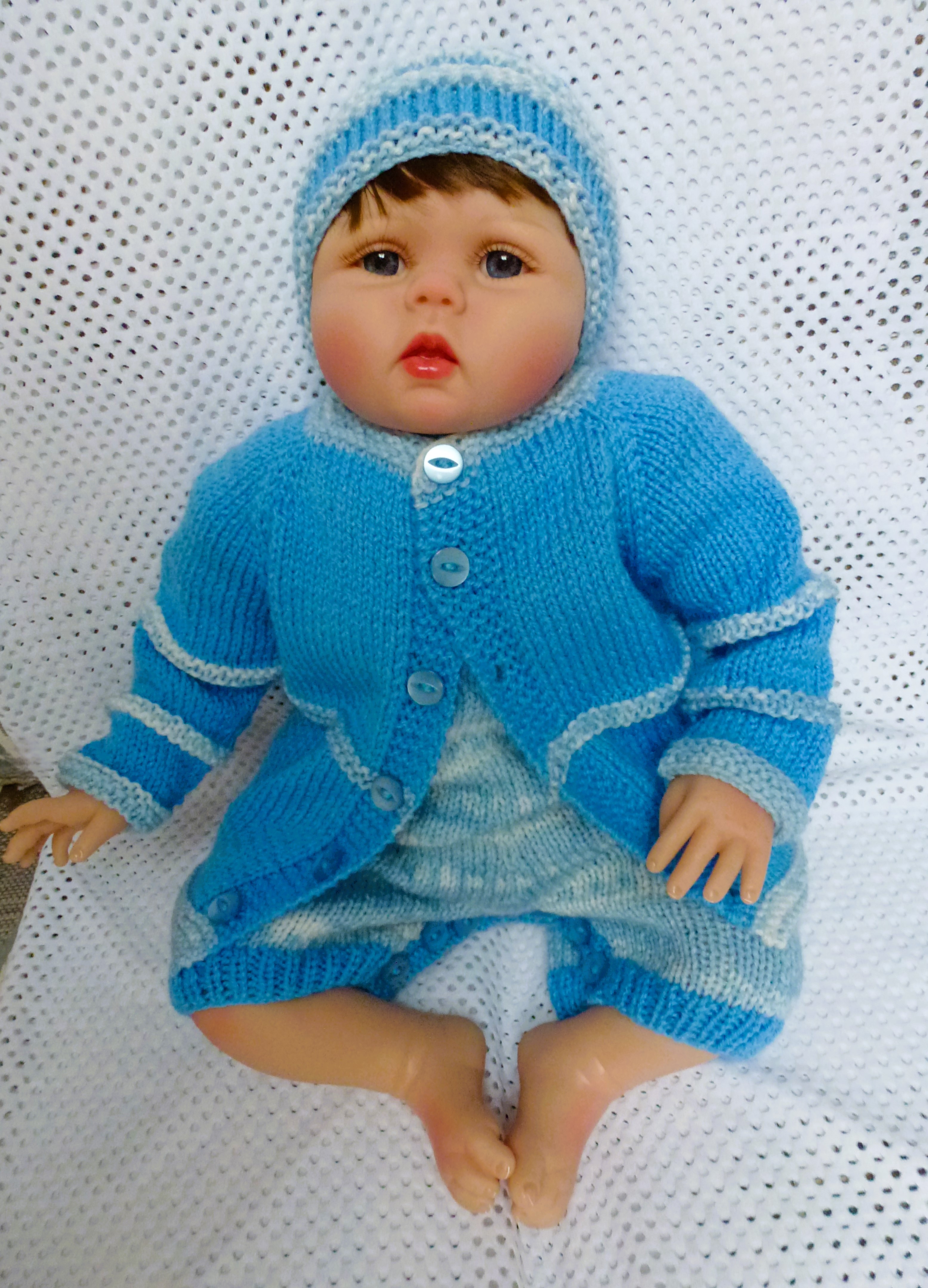 BABY 3 Piece Set - Hand Knitted 