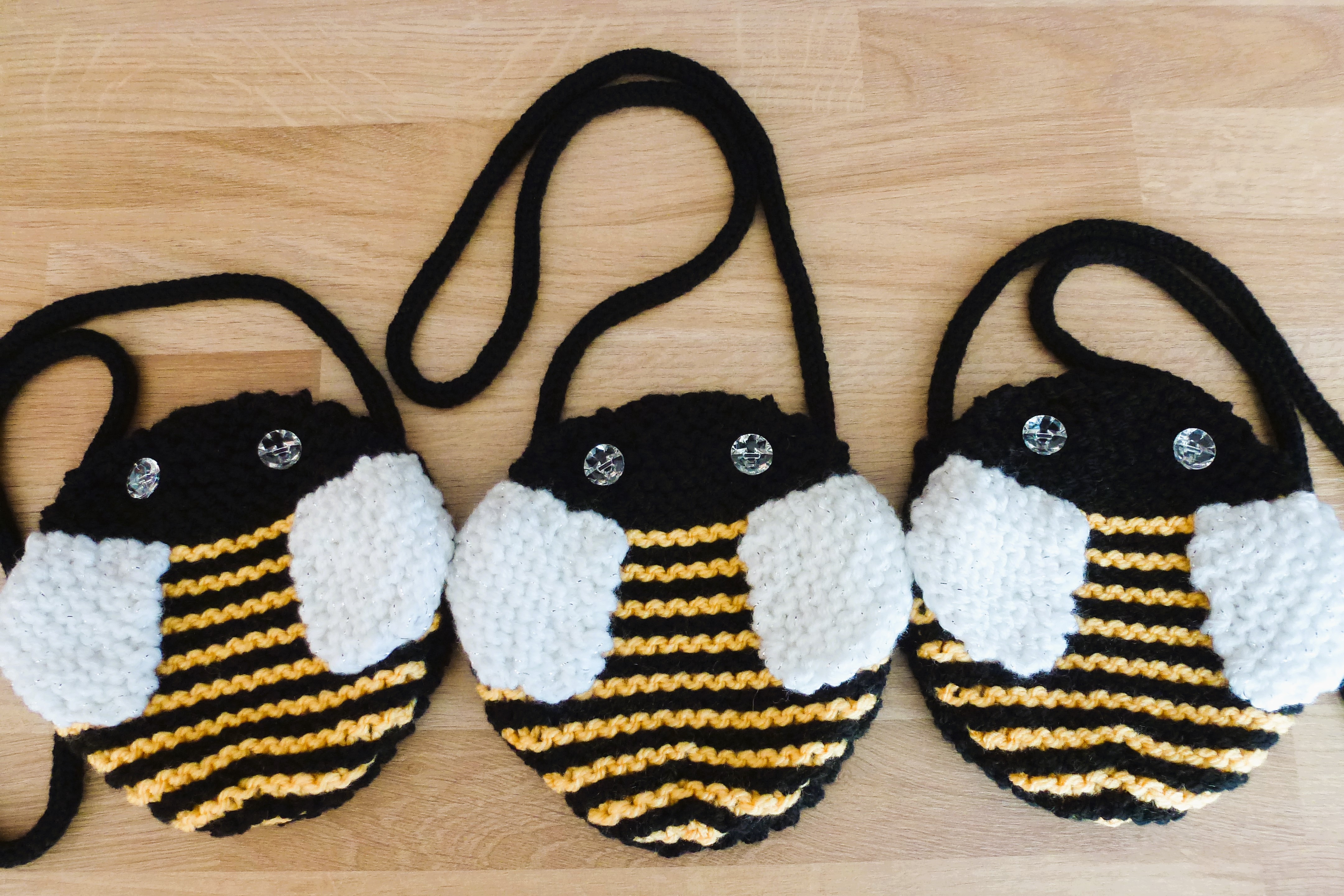 BEE BAGS - Hand Knitted