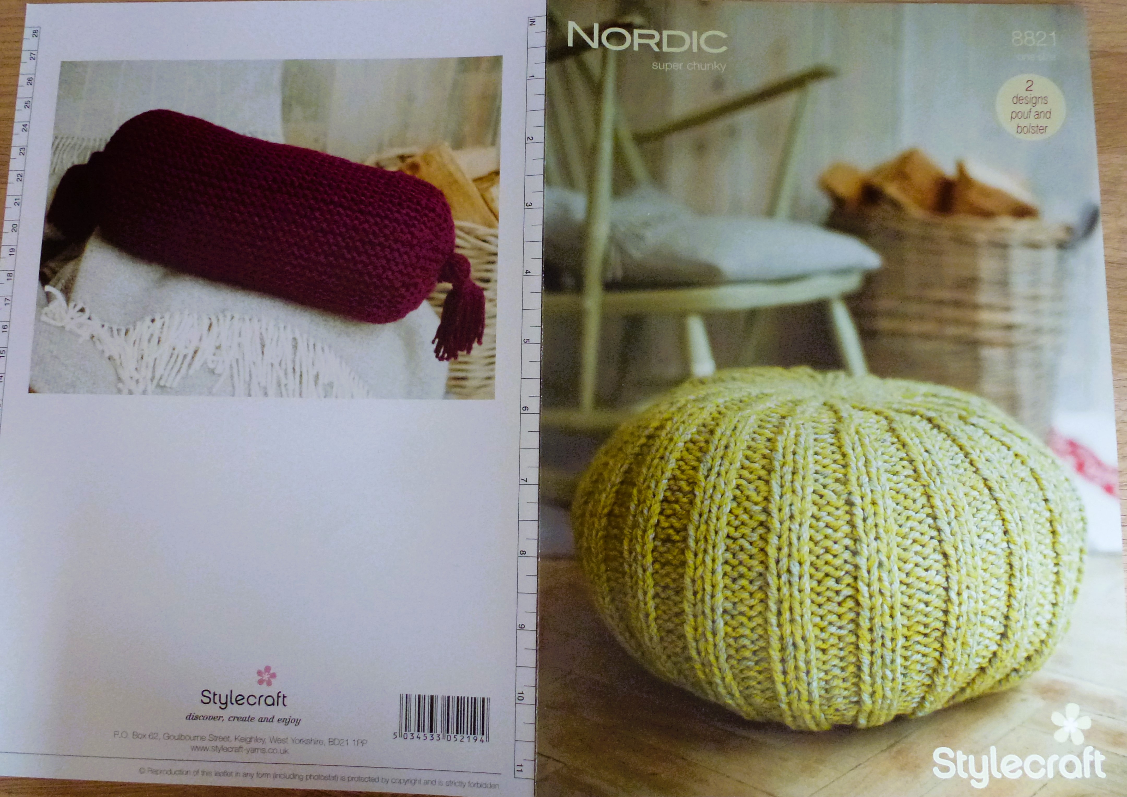 Stylecraft SUPER CHUNKY Home Knitting Patterns