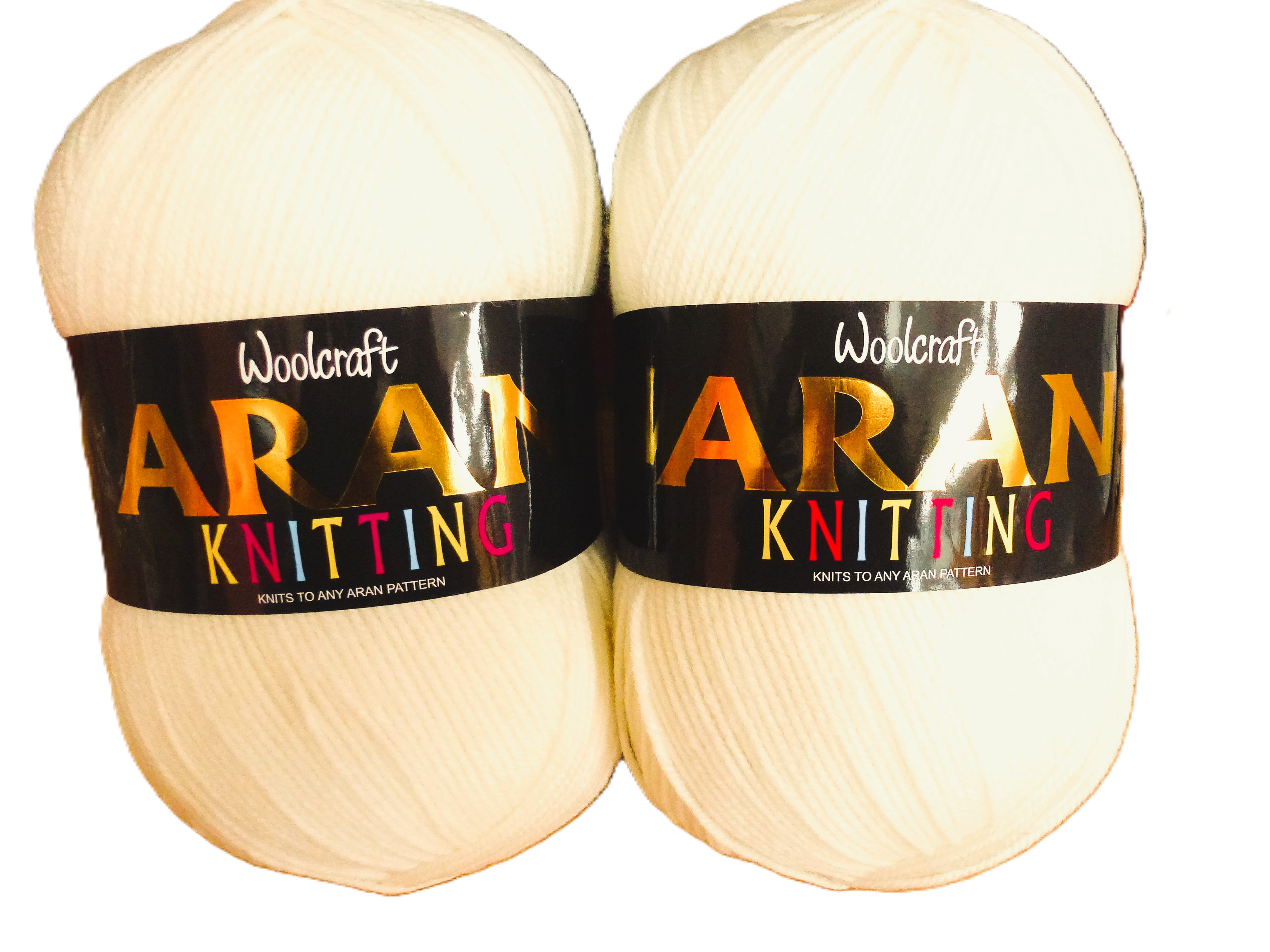 Woolcraft Cream ARAN - With 25% WOOL 