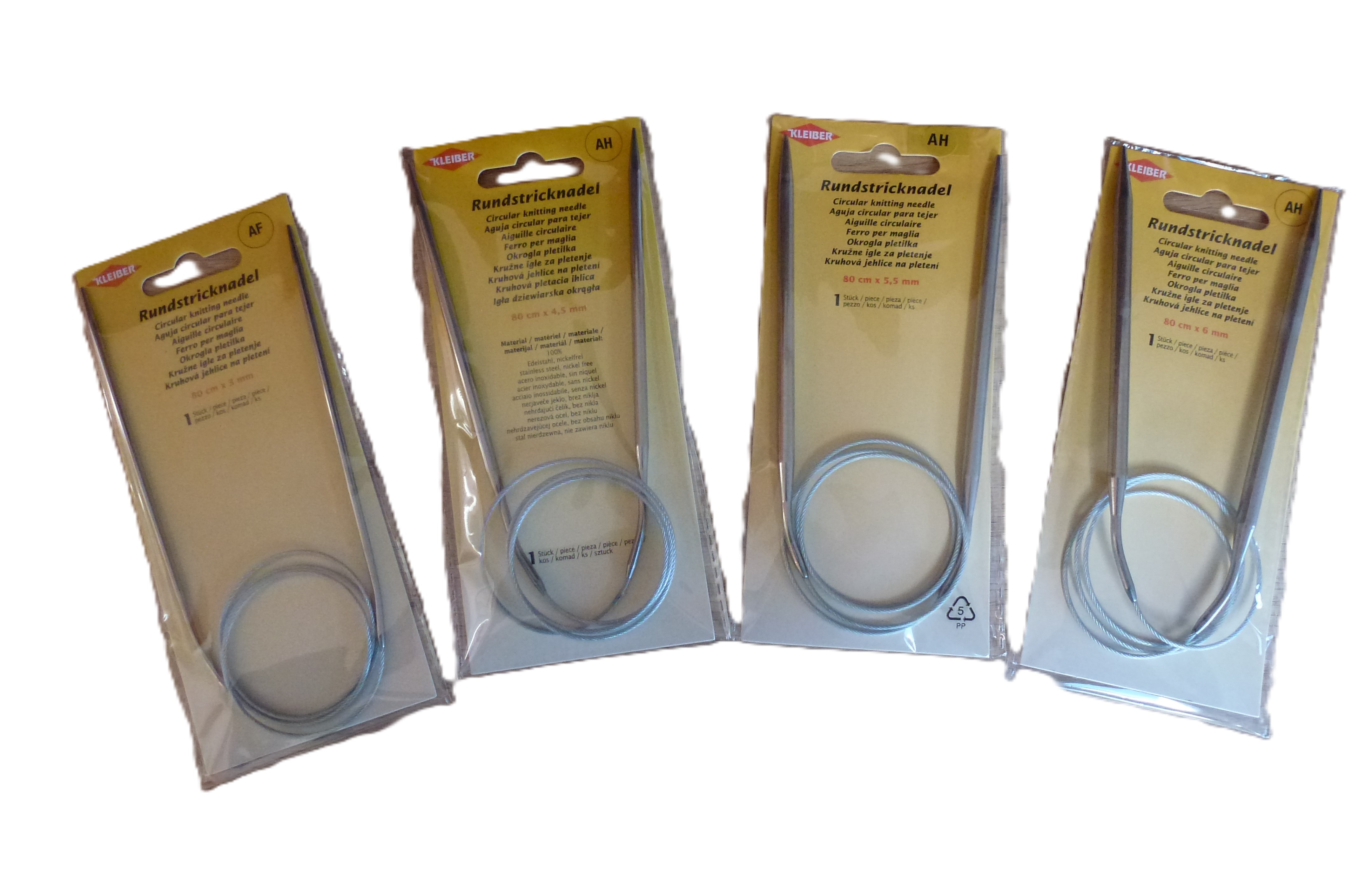 CIRCULAR KNITTING NEEDLES - Kleiber 80cm Long