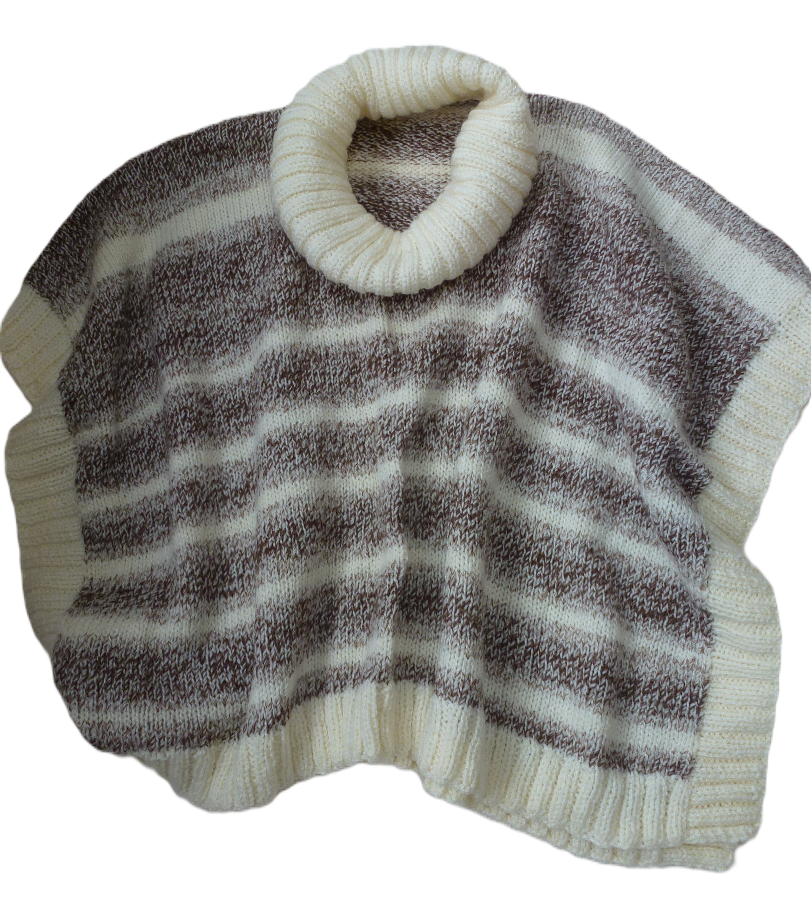 ADULT Poncho - Hand Knitted