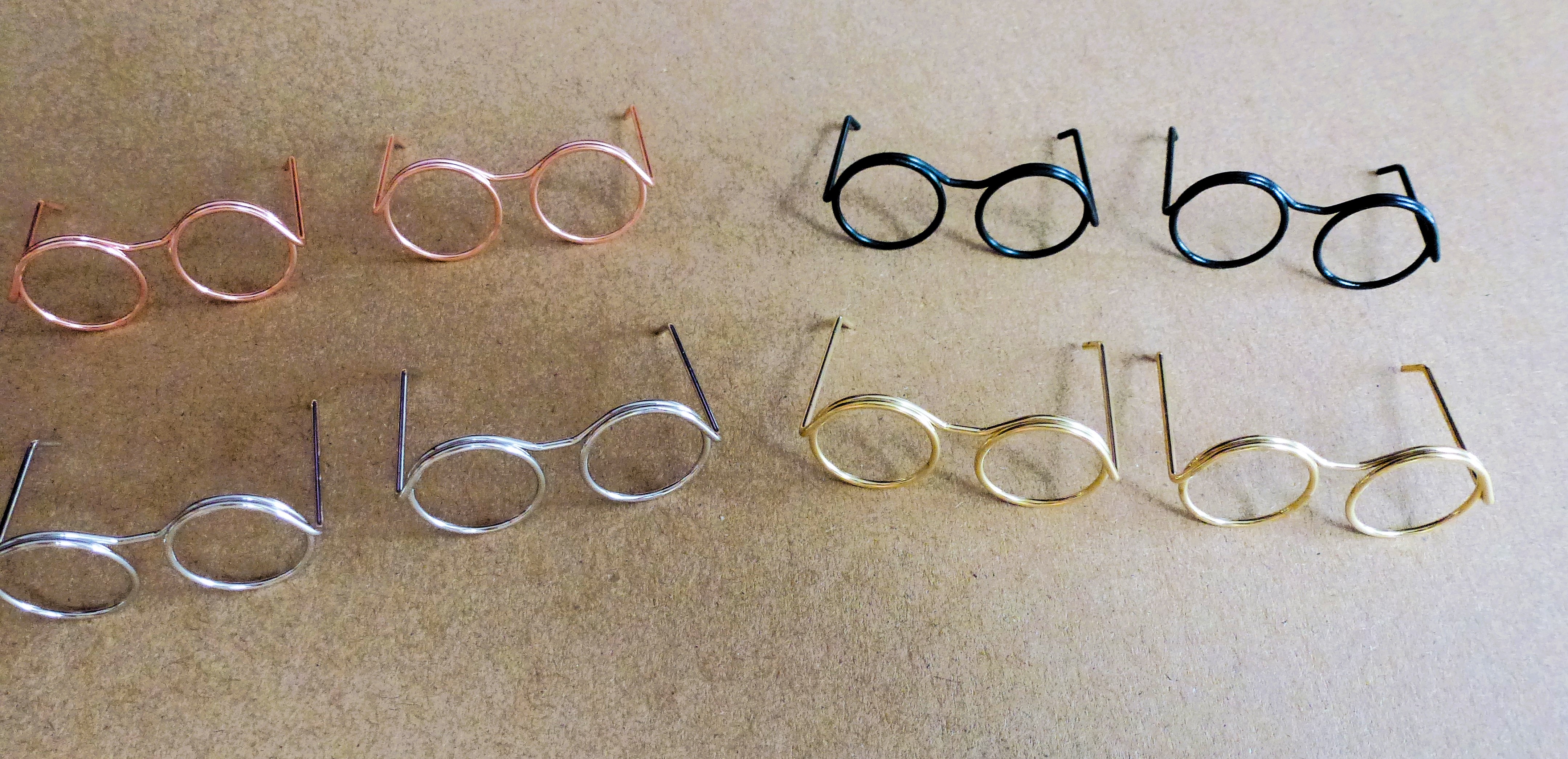 TINY GLASSES For Dolls & Bears - 35 x 22mm