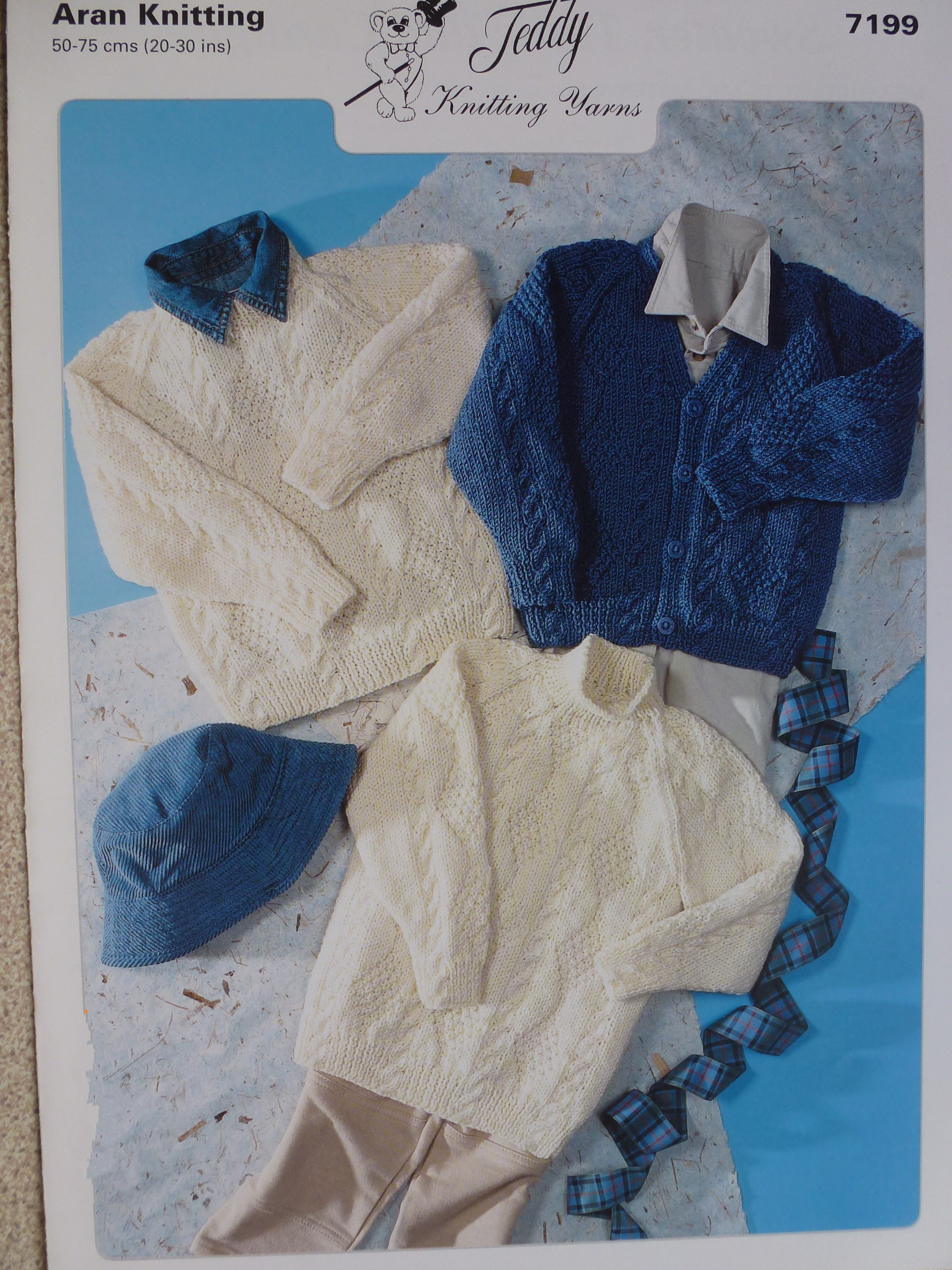 Teddy ARAN Baby/Child Knitting Patterns