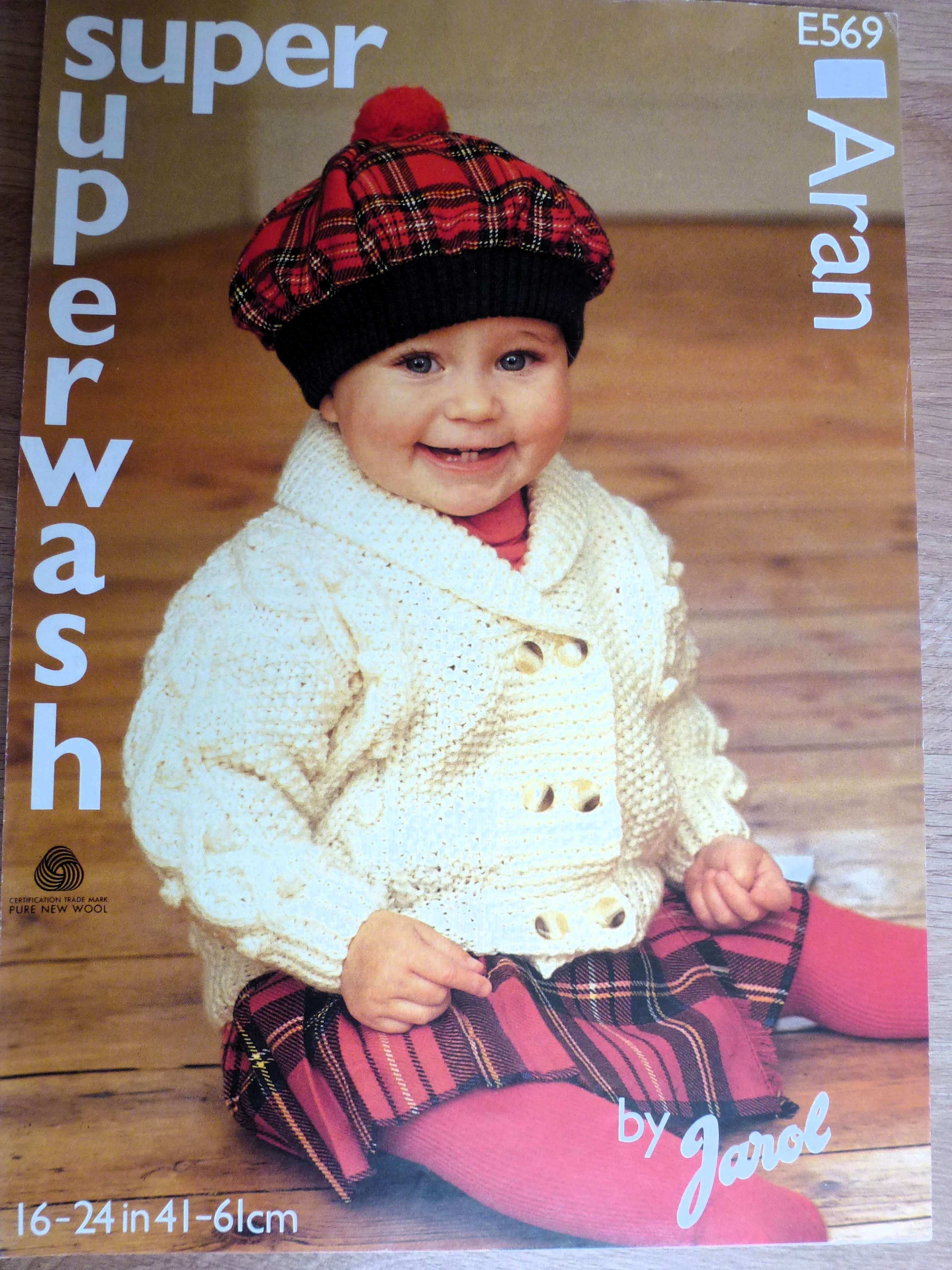 Assorted Makes ARAN Baby/Child Knitting Patterns