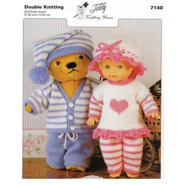 Doll & Teddy Clothing Knitting Patterns