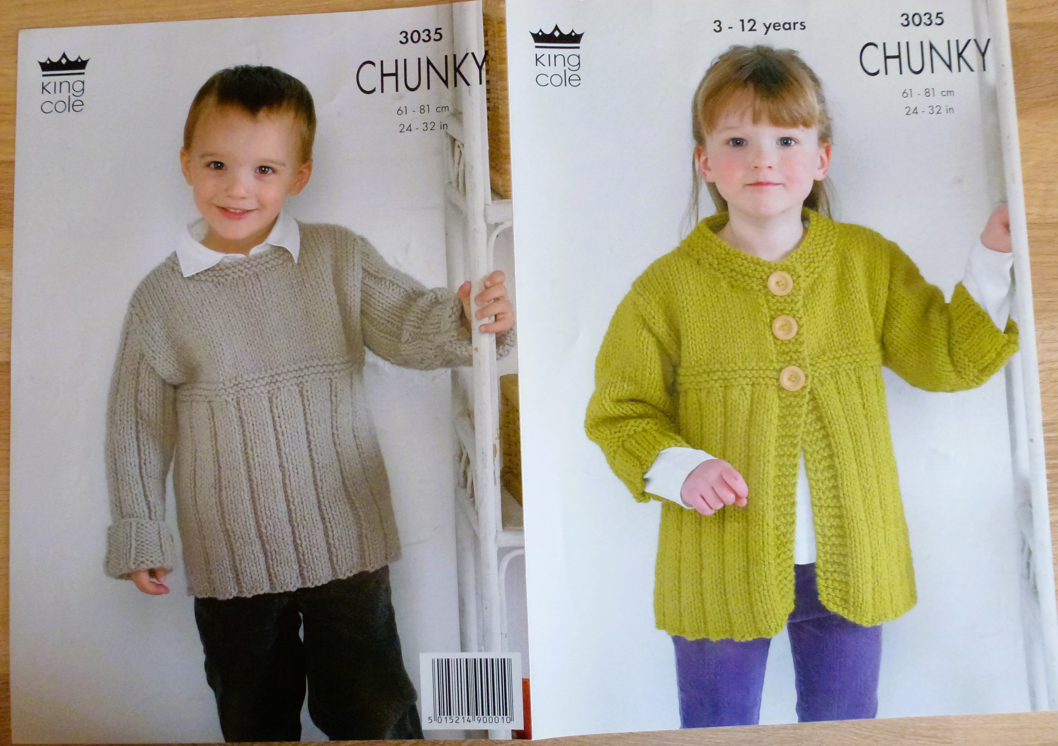 King Cole CHUNKY Baby/Child Knitting Patterns