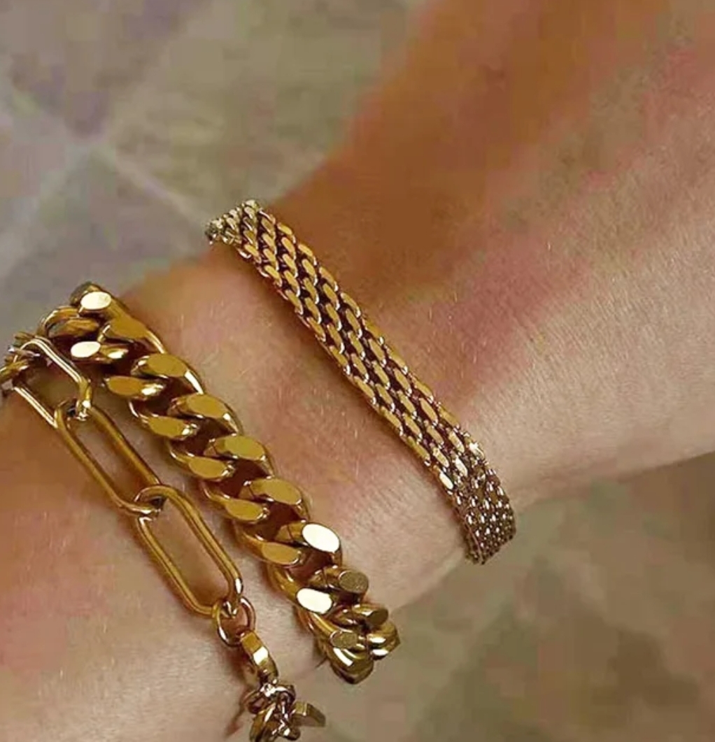 WIDE BELT bracelet 