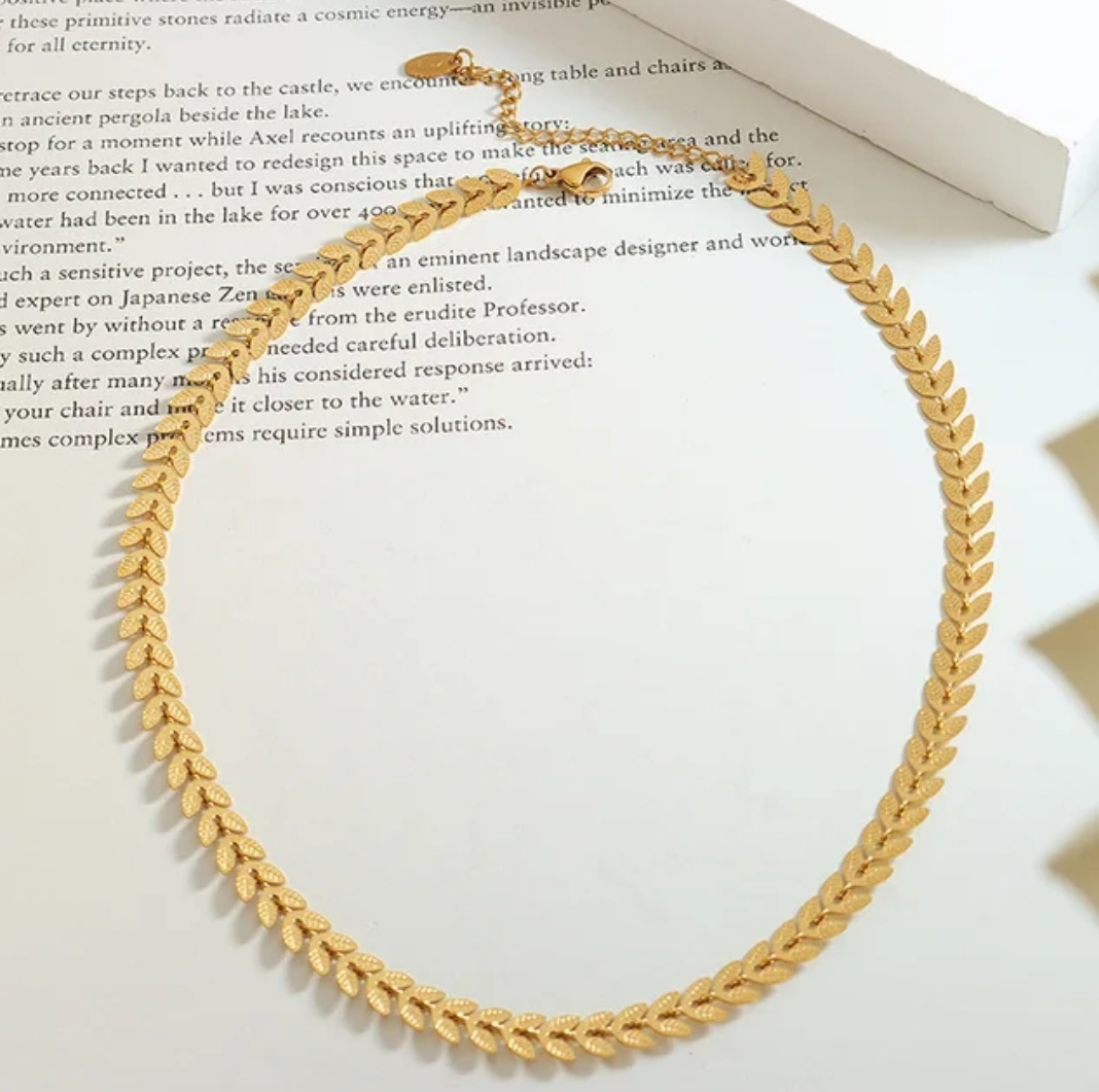 LEAF NECKLACE