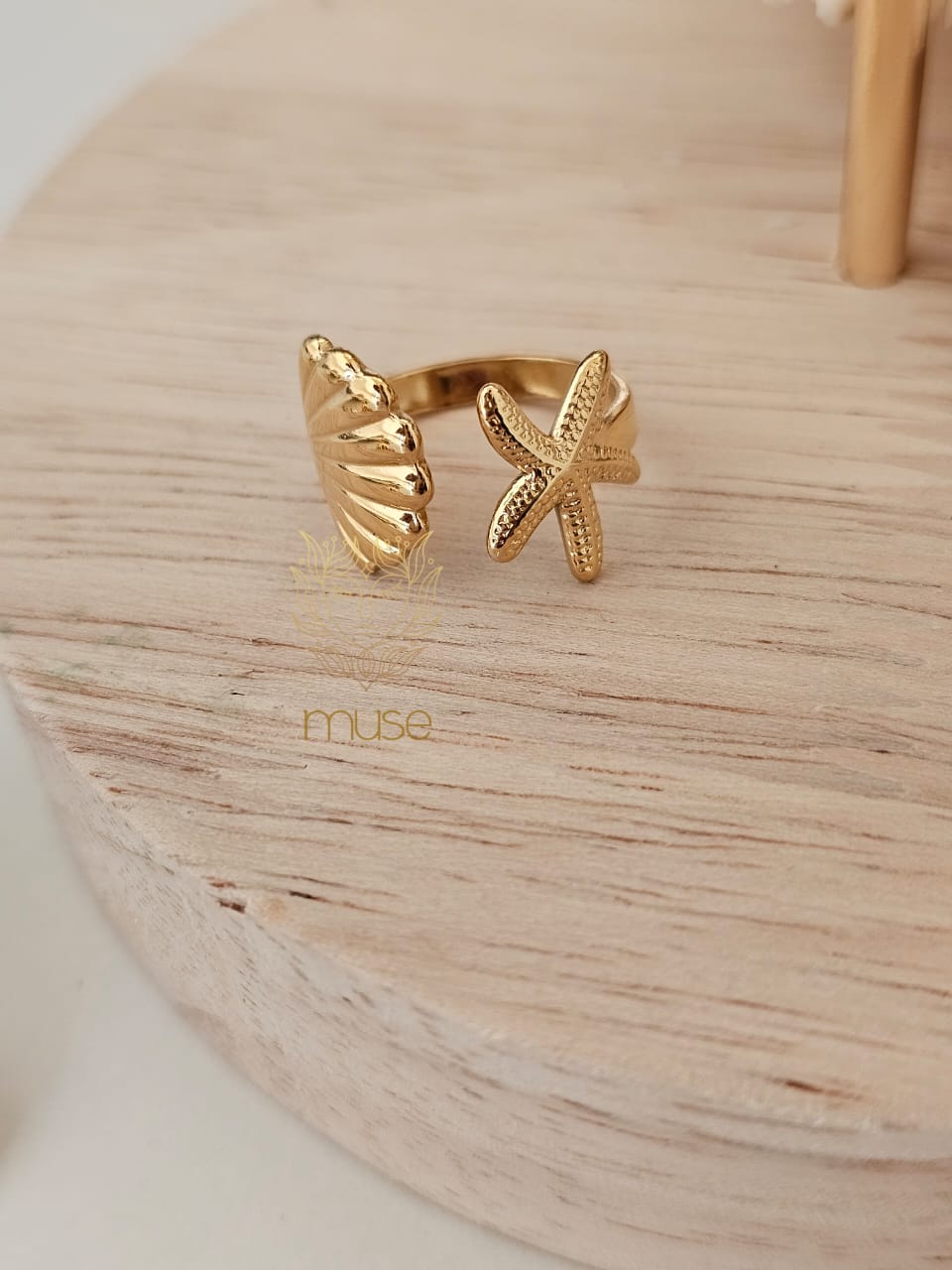 SEA RING STARFISH/ SHELL 