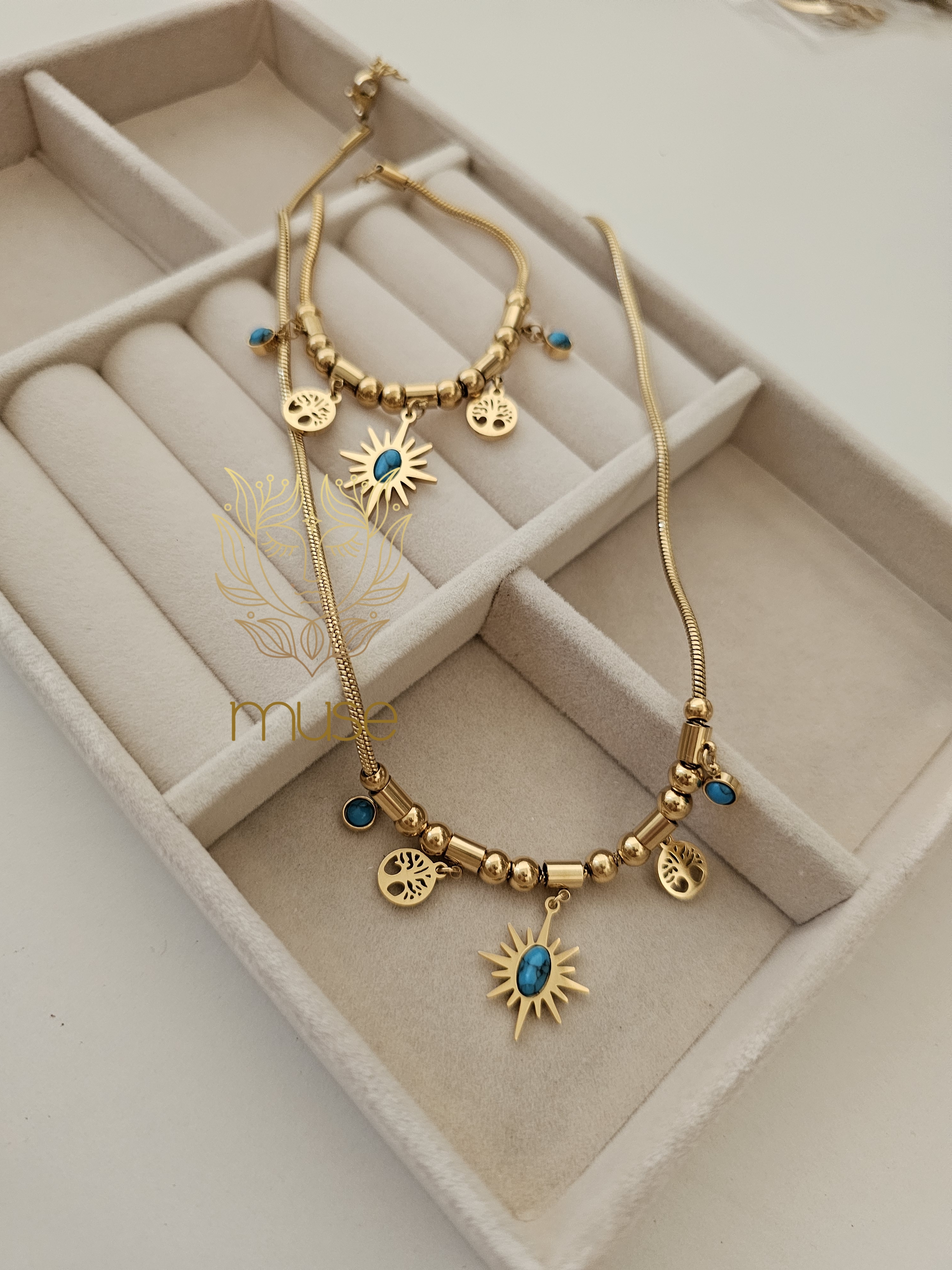 PASSION NECKLACE  AND BRACELET