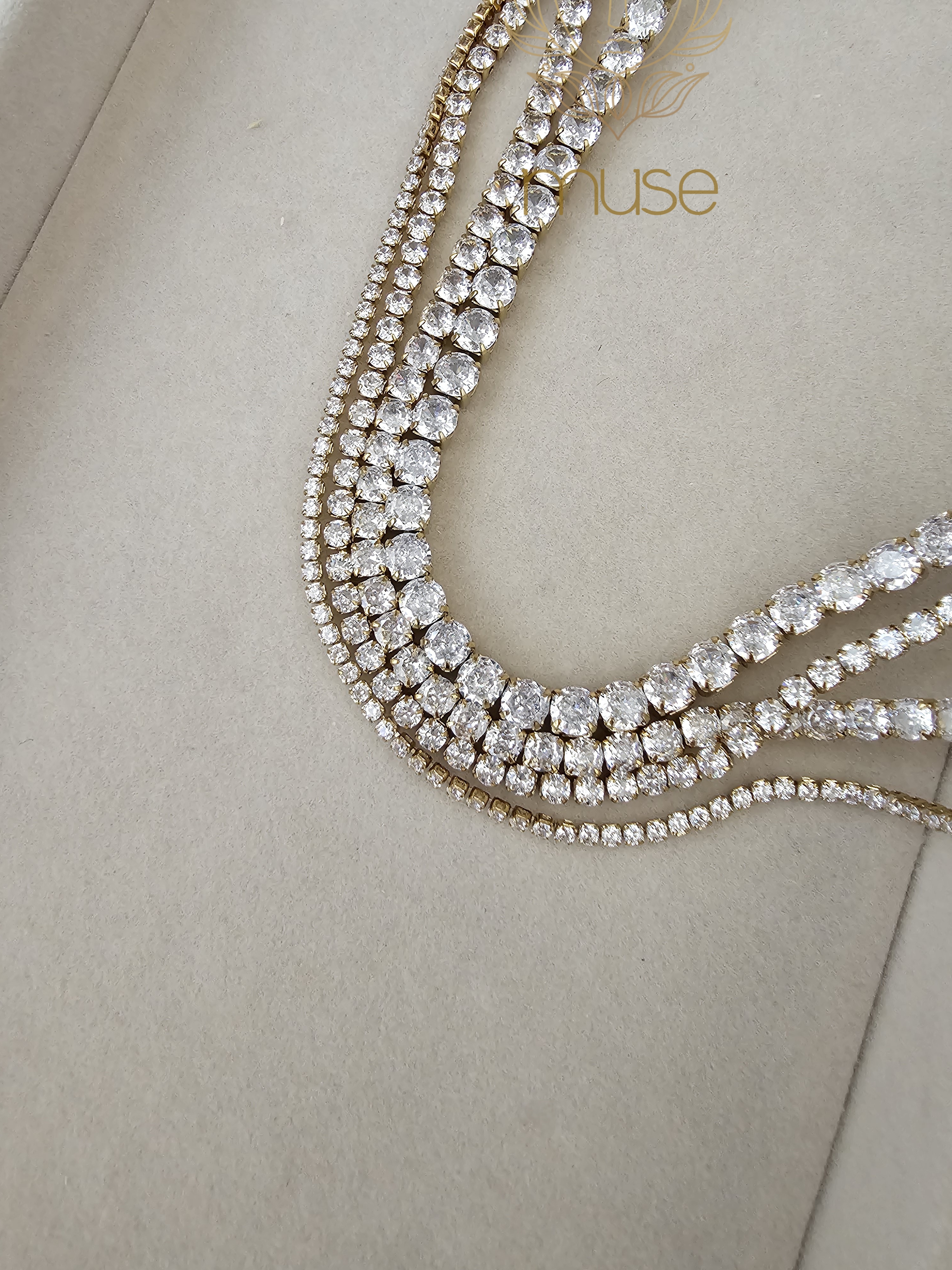 ROUND TENNIS NECKLACE