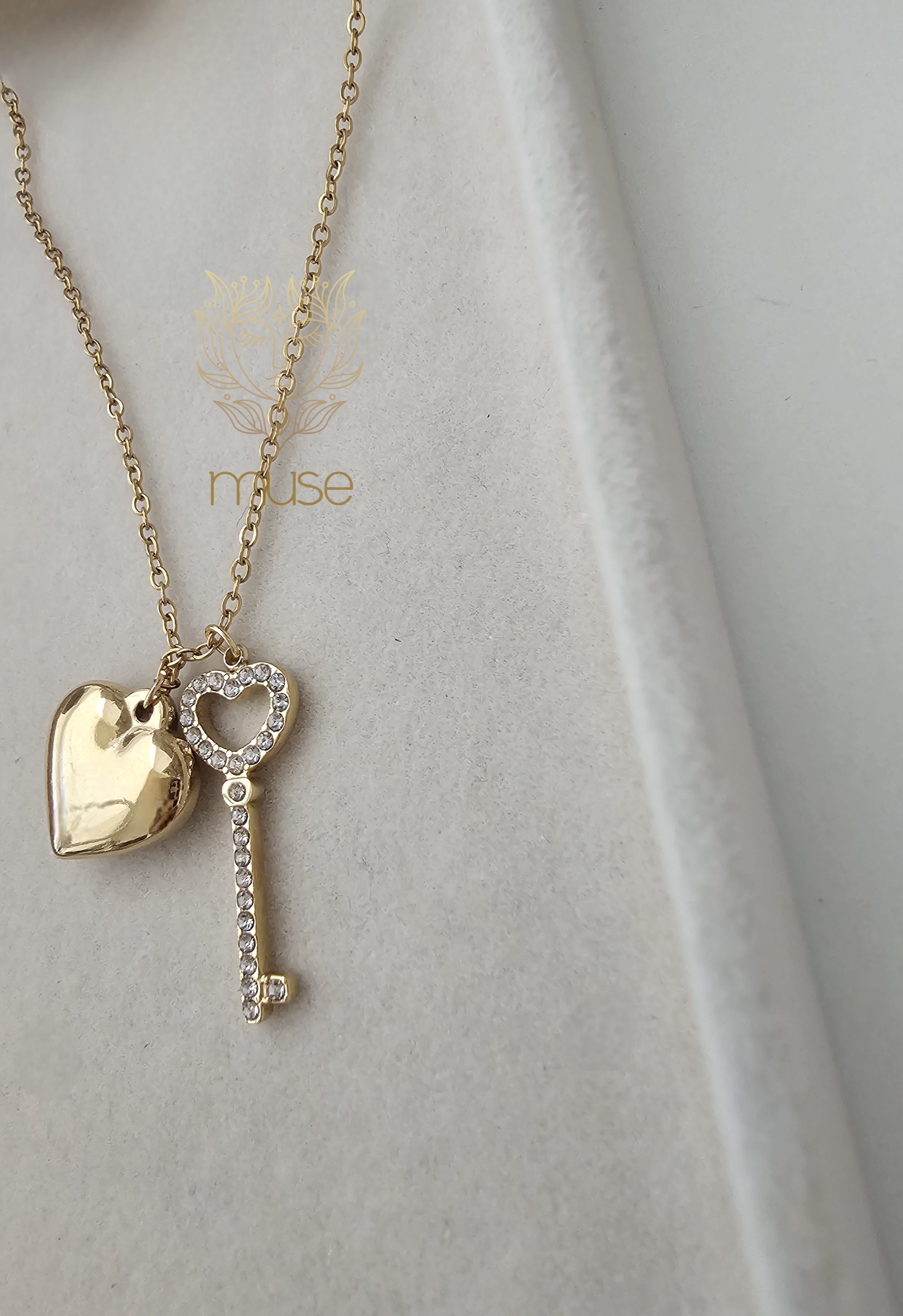 KEY TO MY HEART NECKLACE 